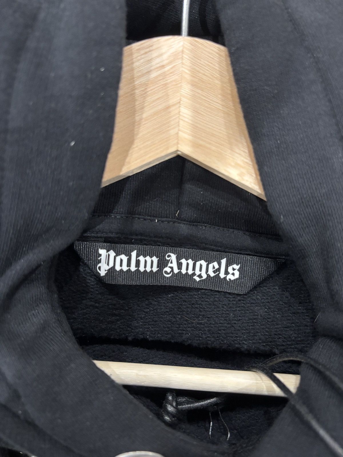 Palm Angels Palm Angels Star Sprayed Hoodie Black / Yellow Size: M Size US M / EU 48-50 / 2 - 6 Thumbnail