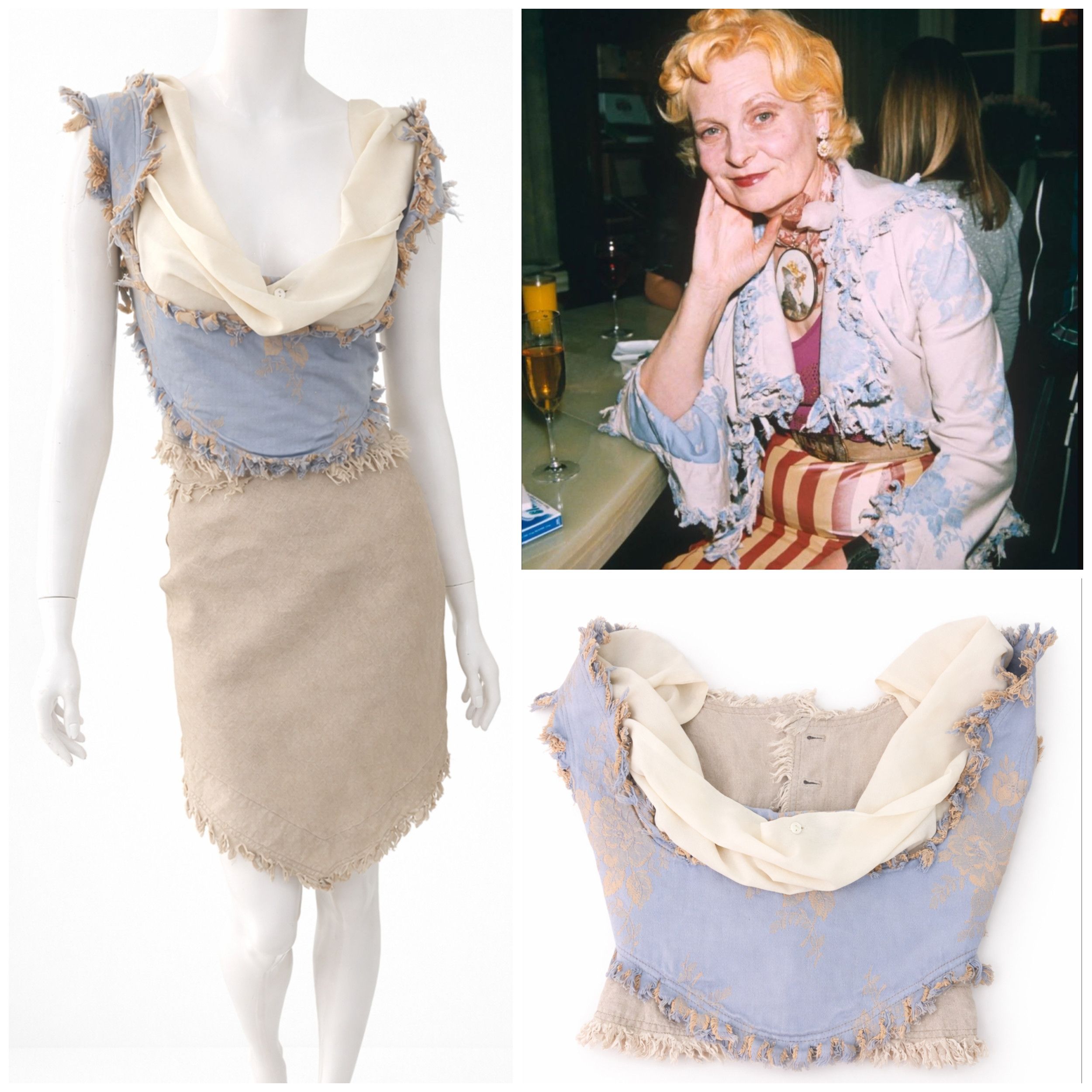Vivienne Westwood Vivienne Westwood S/S 1998 Runway Corset Suit Dress Size M / US 6-8 / IT 42-44 - 1 Thumbnail