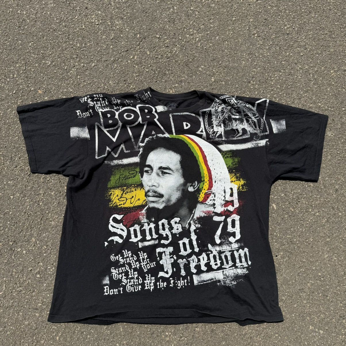 Bob Marley × Rap Tees × Vintage vintage 2011 tshirt bob marley rap tees y2k streetwear Size US XXL / EU 58 / 5 - 1 Thumbnail
