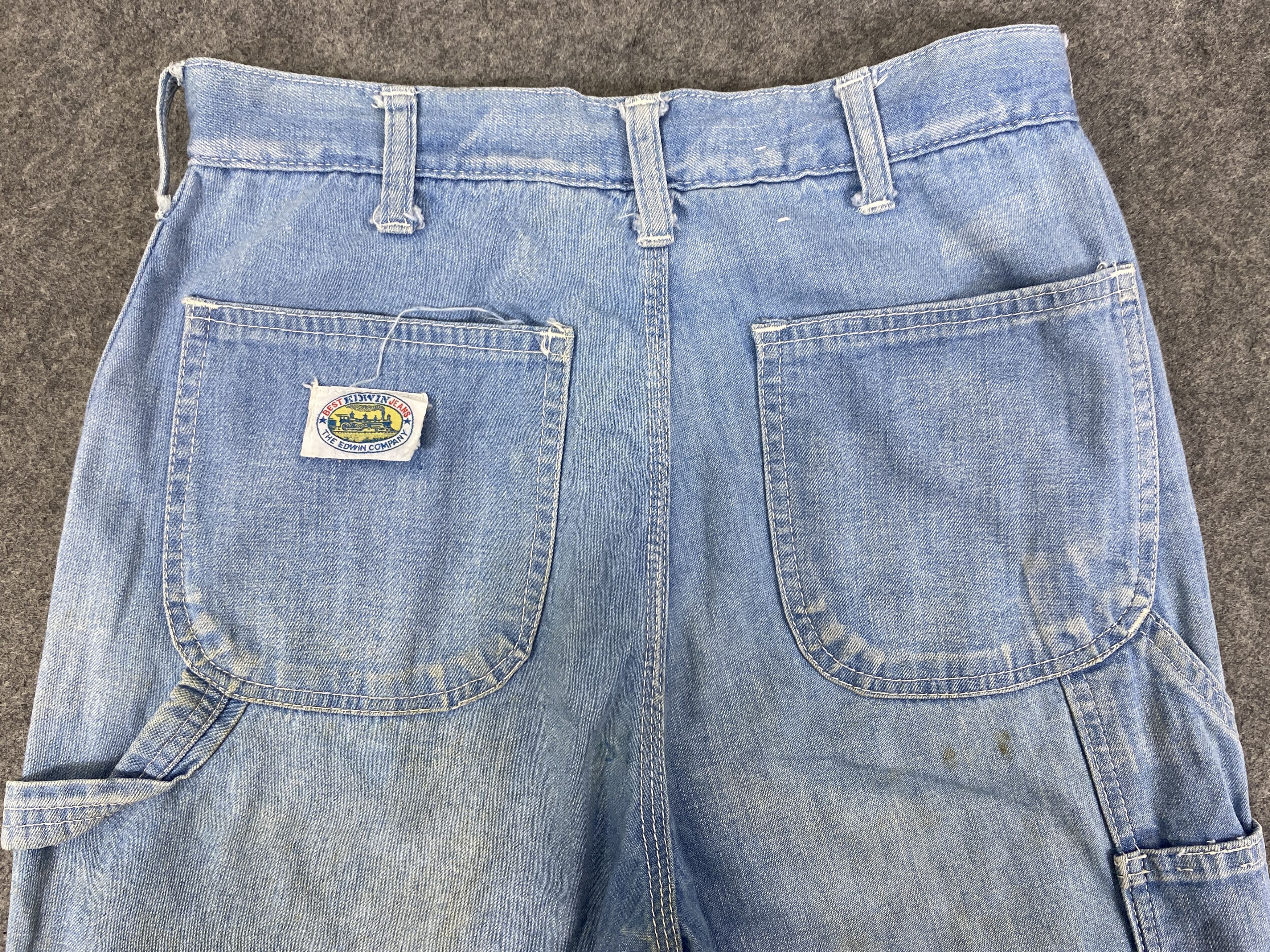 Edwin Light Blue Vintage Edwin Carpenter Jeans 27x32 - JN3367 Size 27" / US 4 / IT 40 - 4 Thumbnail