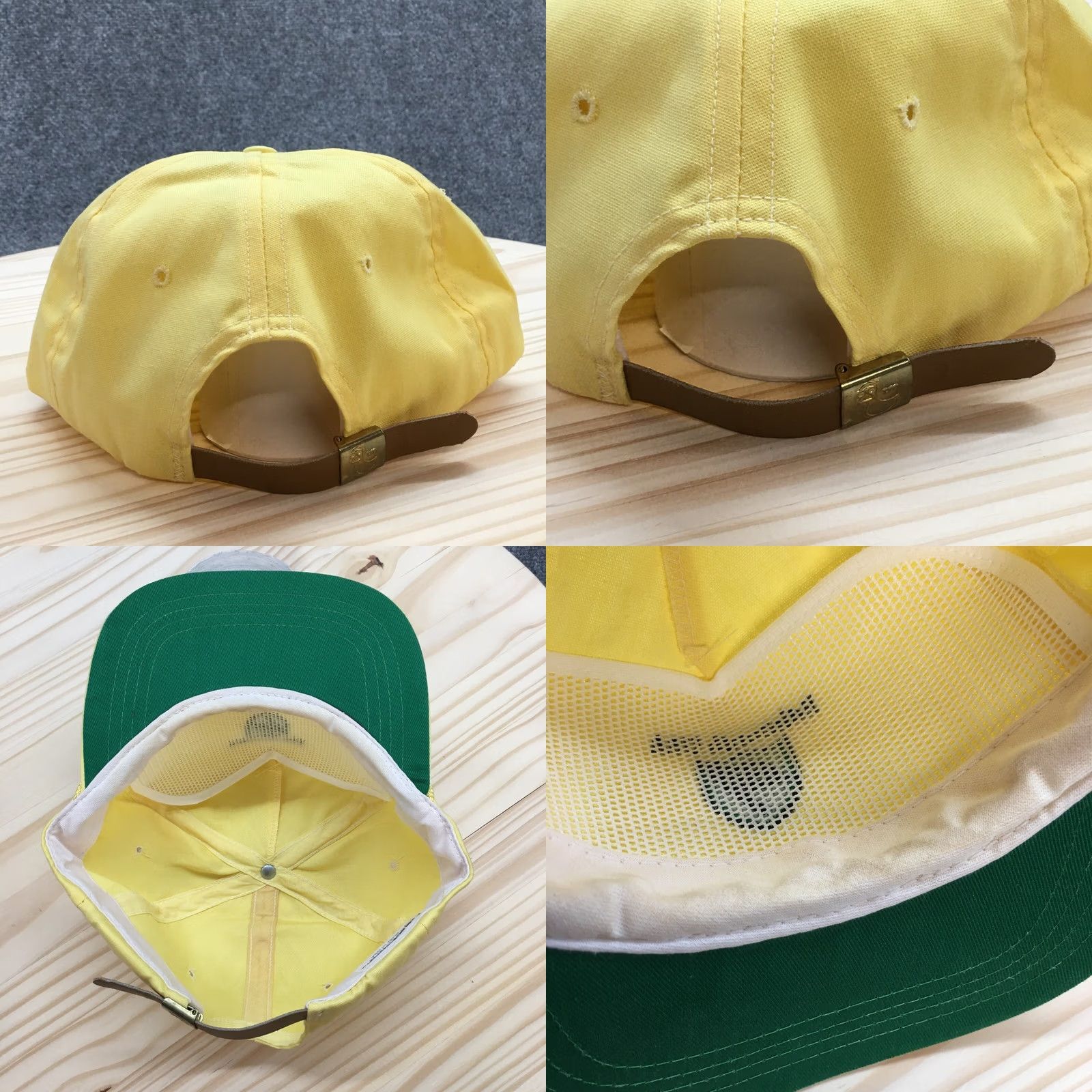 Roper Duckster Rope Hat USA Edinburgh Mens Yellow One Size Adjustable Embroidered Logo Size ONE SIZE - 8 Thumbnail
