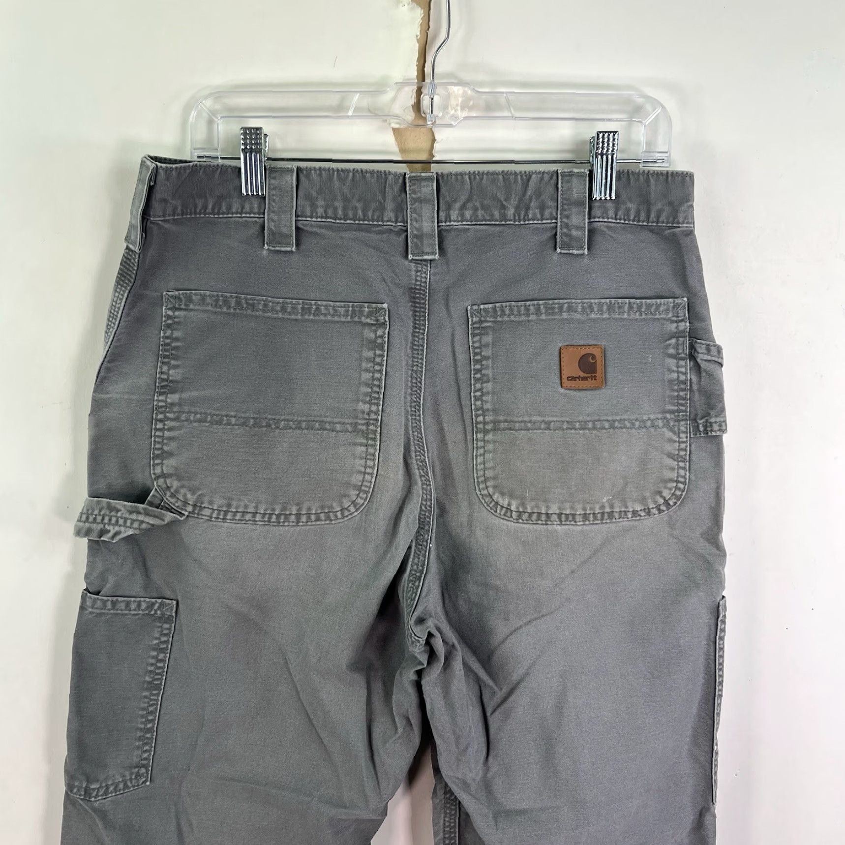 Carhartt VINTAGE Carhartt Jeans Denim B151 32x34 Gray US 90s Logo Mens Regular Relaxed Distressed Straight/Bootcut Size US 32 / EU 48 - 5 Thumbnail