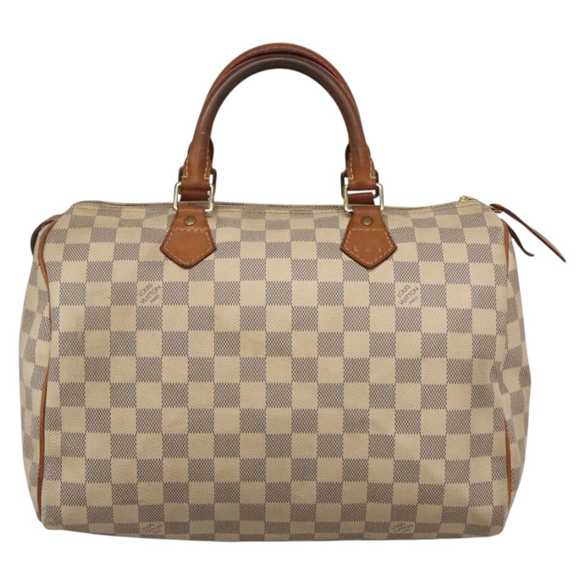 Louis Vuitton LOUIS VUITTON Damier Azur Speedy 30 Hand Bag N41533 Size ONE SIZE - 13 Thumbnail