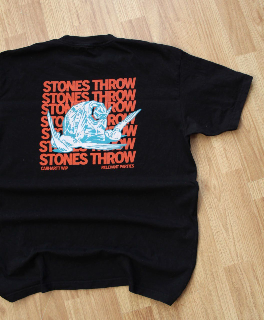 Carhartt Wip 🔥 Carhartt WIP x Relevant Parties Stones Throw T Shirt Size US M / EU 48-50 / 2 - 3 Thumbnail