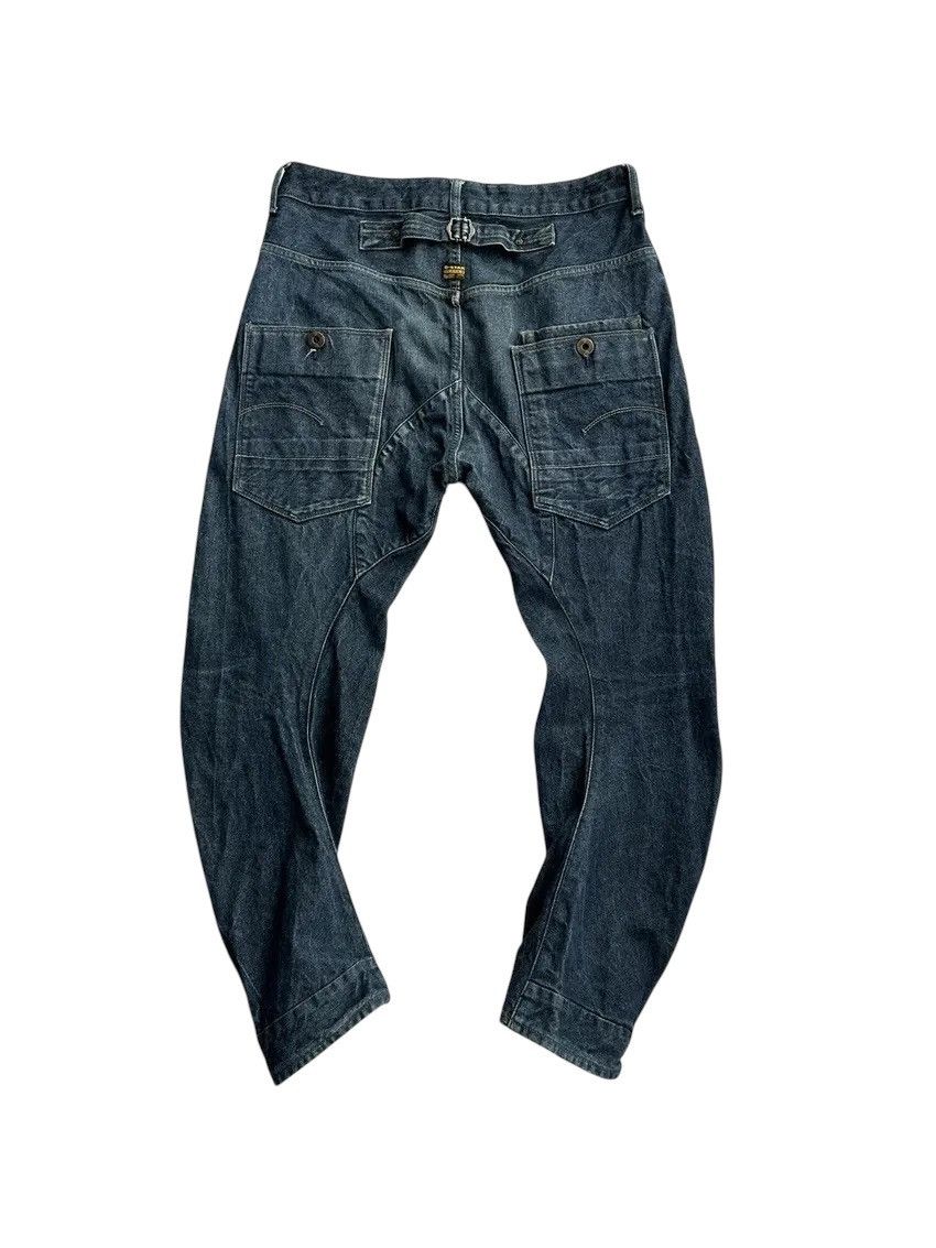 G-Star × Vintage Vintage G Star Raw Alcatraz 3D Tapered BuckleBack Jeans Size US 33 - 2 Thumbnail