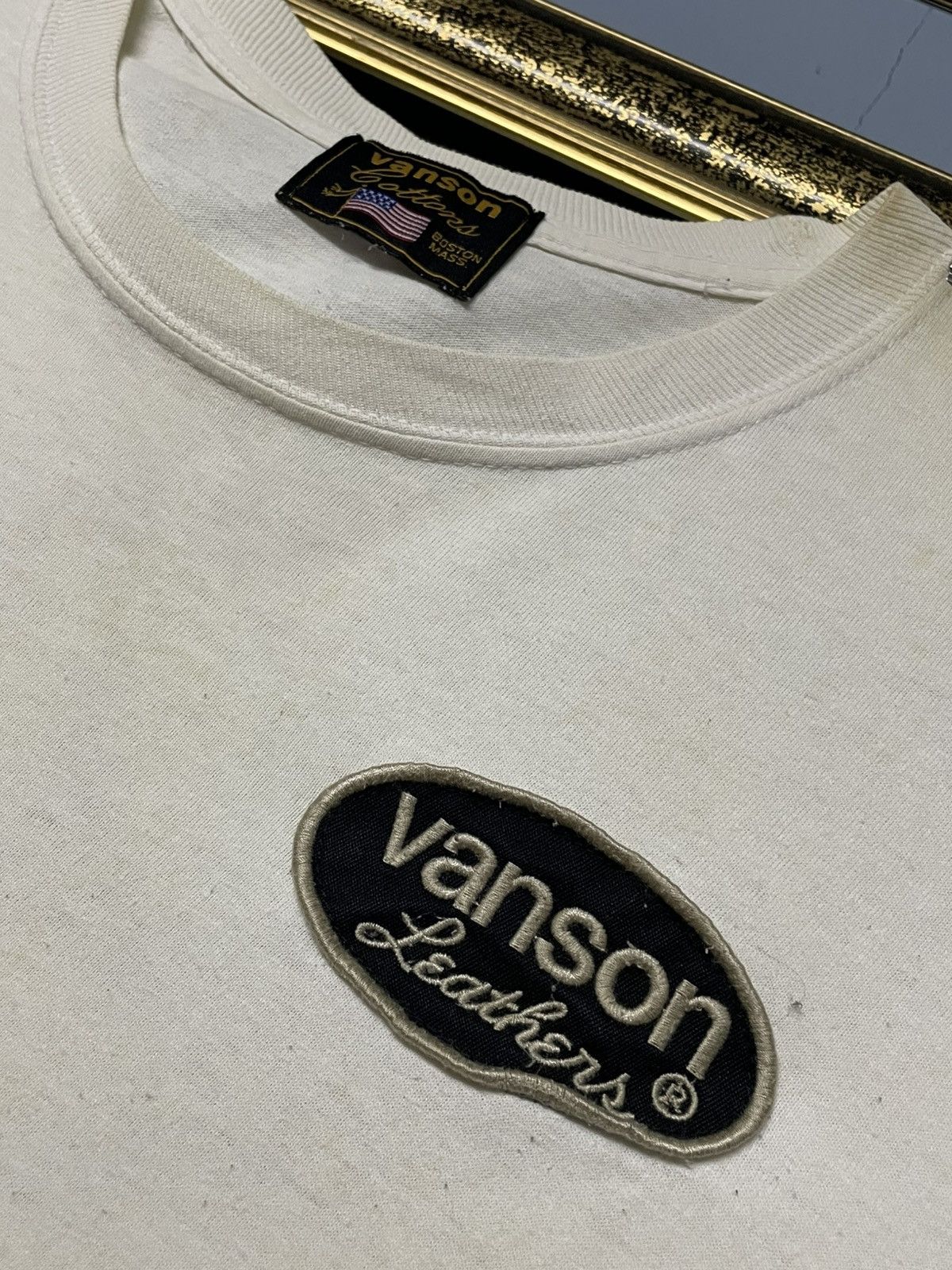 Designer × Vanson Leathers × Vintage Vintage Designer Vanson LeatherXJackrose One Star Longsleeve Size US M / EU 48-50 / 2 - 8 Thumbnail