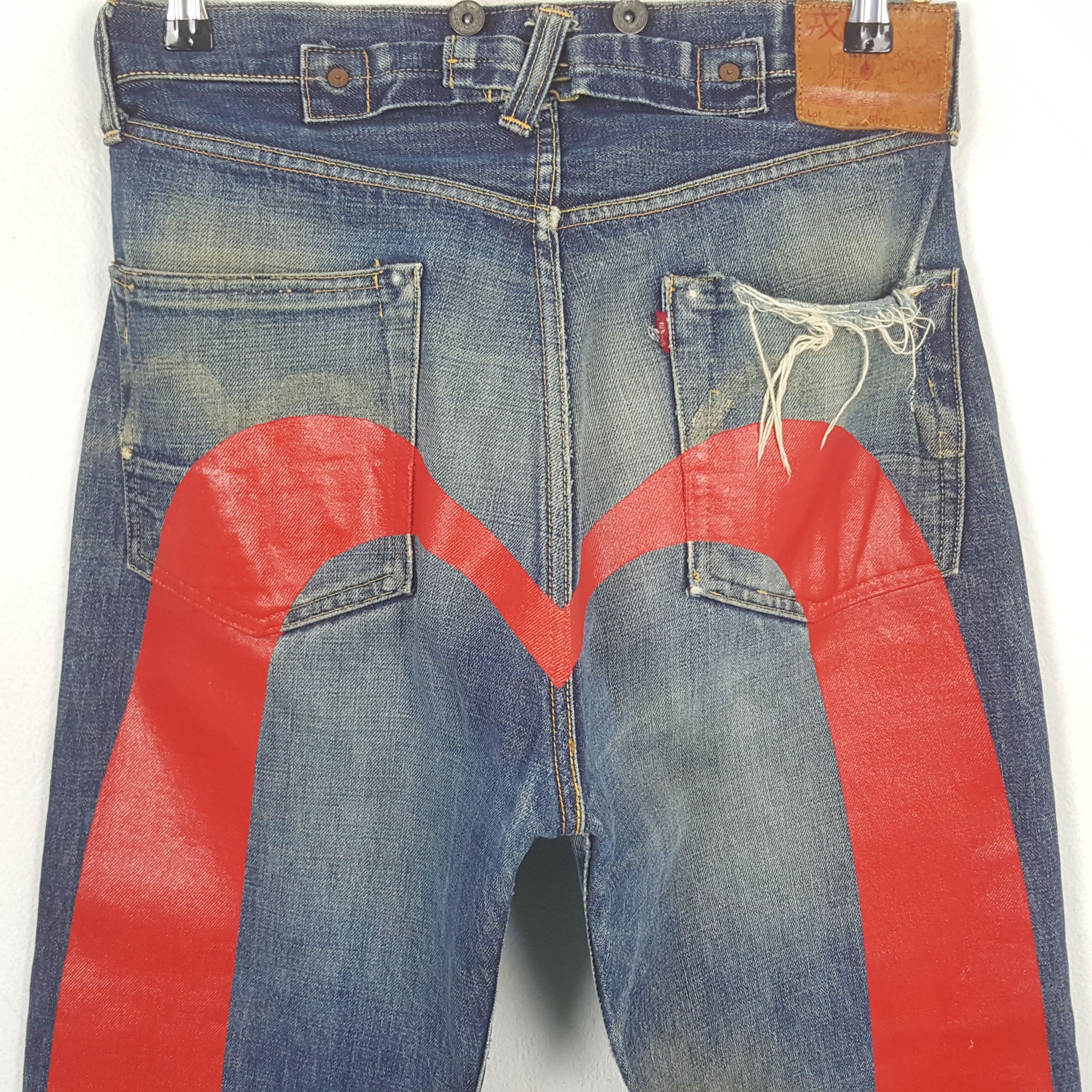 Evisu × Japanese Brand × Vintage Vintage Evisu Japanese Selvedge Custom Denim Jeans C280N20 Size US 31 - 2 Thumbnail