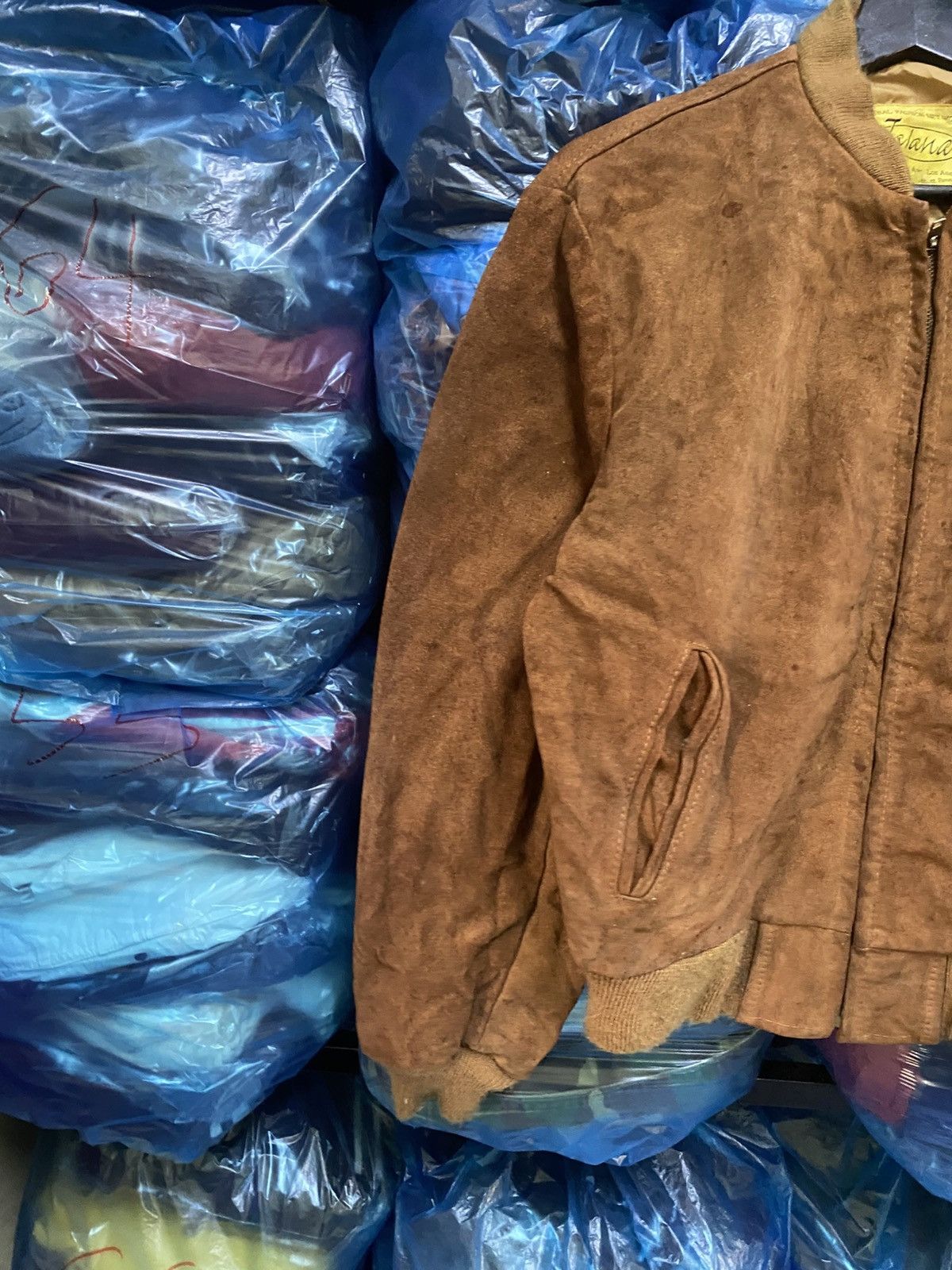 Schott Vintage Jalana Brown Suede Bomber Jacket USA by Schott Bros Size US S / EU 44-46 / 1 - 5 Thumbnail