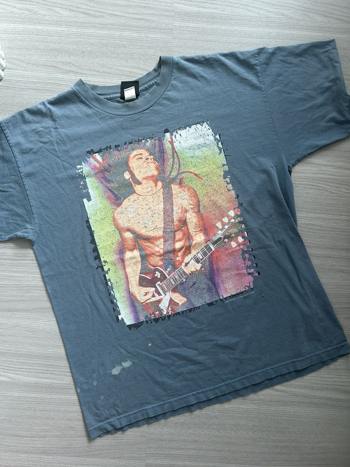 Vintage Lenny Kravitz Vintage T Shirt 90’ Size US XL / EU 56 / 4 - 4 Thumbnail