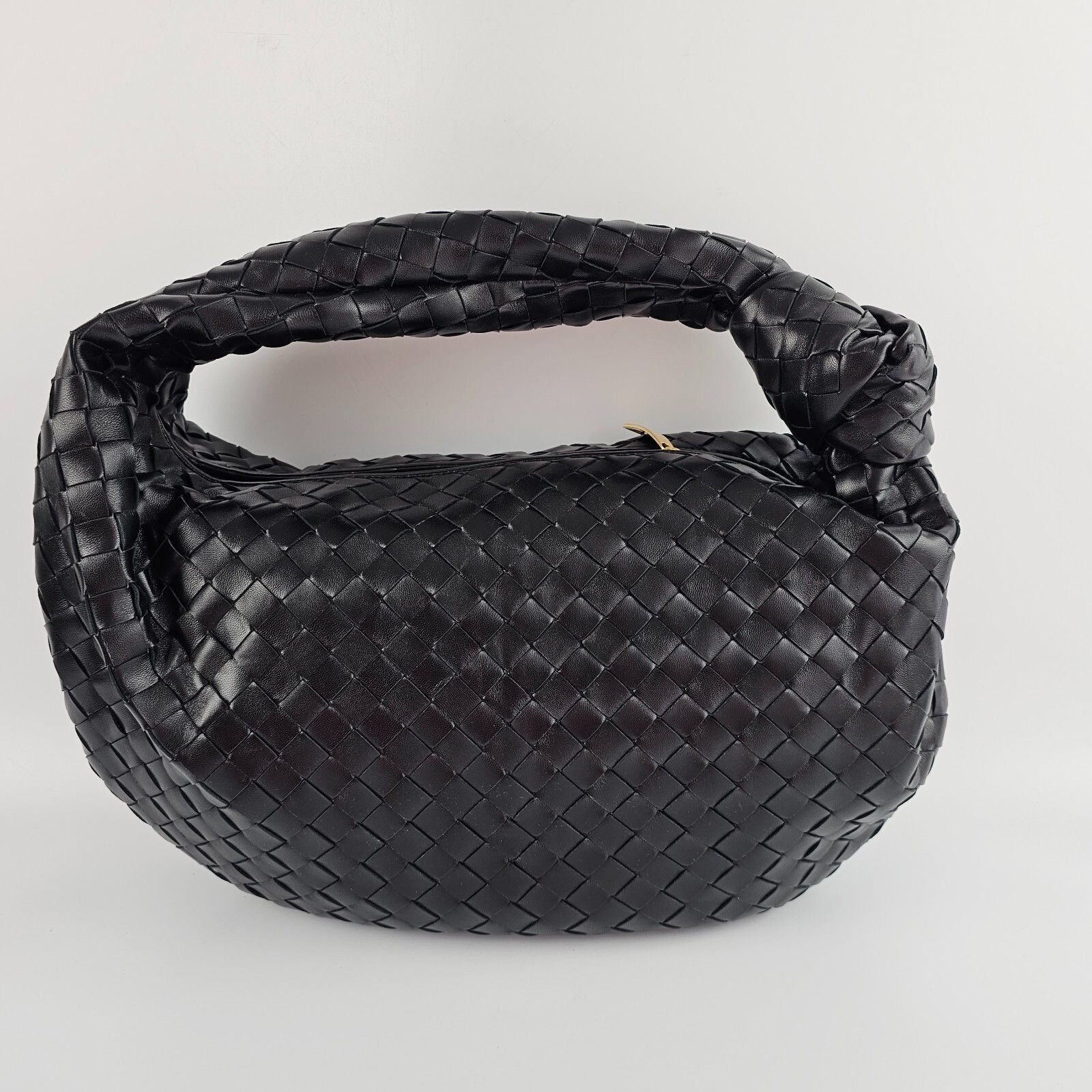 BOTTEGA VENETA Jodie Classic $4800 Black/Gold Leather Should