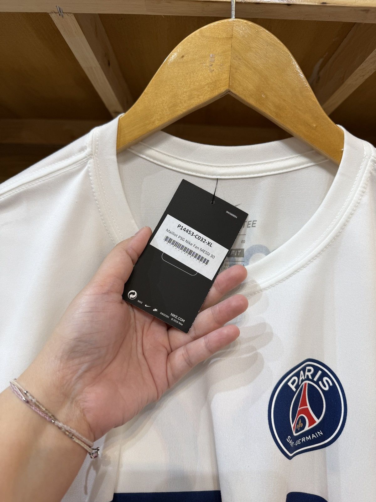 Nike PSG 2021-22 "Messi No.30" Nike T-shirt Size US XL / EU 56 / 4 - 9 Thumbnail