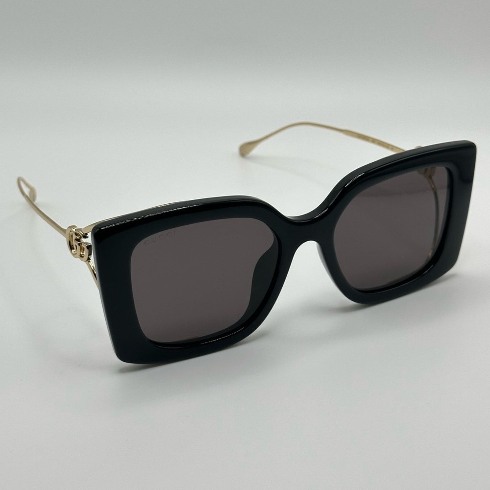 Gucci GUCCI Sunglasses GG1567SA 001 Black Gold Grey New Authentic Size ONE SIZE - 6 Thumbnail