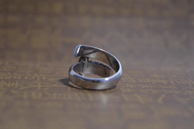 Jewelry Ninja Vintage Jewelry Rings Open Chrome Ring (Size 7-13) Size ONE SIZE - 4 Thumbnail