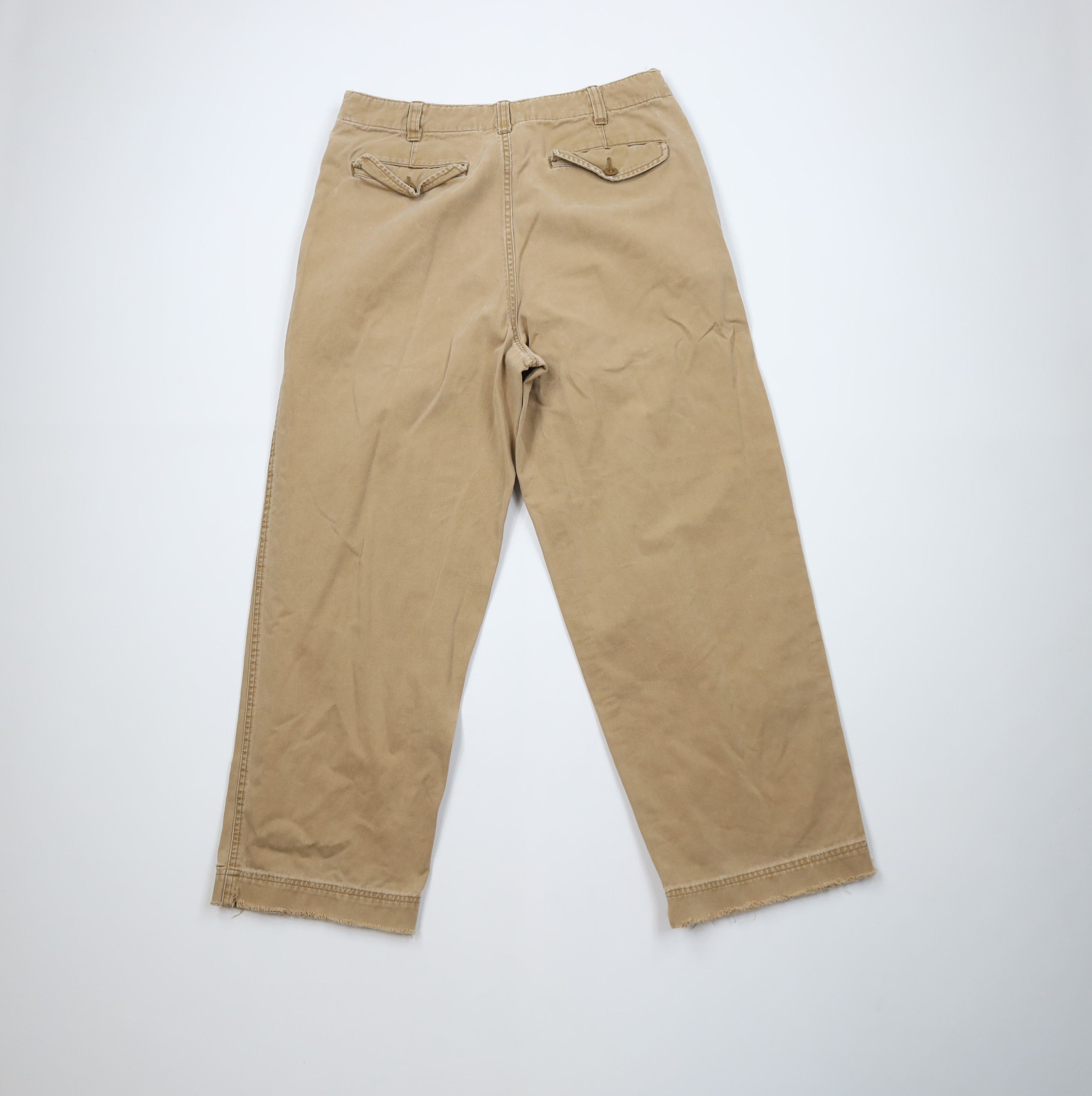 Abercrombie & Fitch Vintage 90s Y2K Abercrombie & Fitch Wide Leg Surplus Pants Size US 32 / EU 48 - 12 Thumbnail