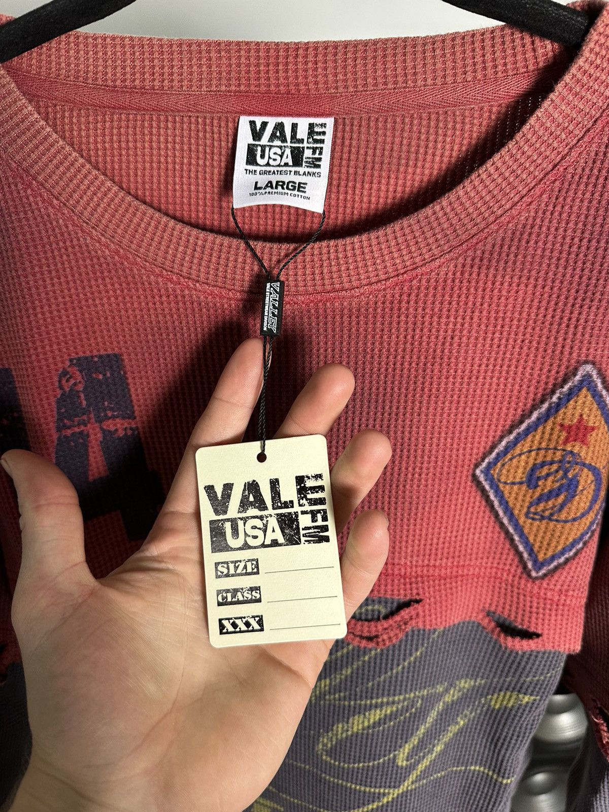 Vale Vale Forever Trashed Thermal Multicolor Long Sleeve Shirt Size US L / EU 52-54 / 3 - 3 Thumbnail