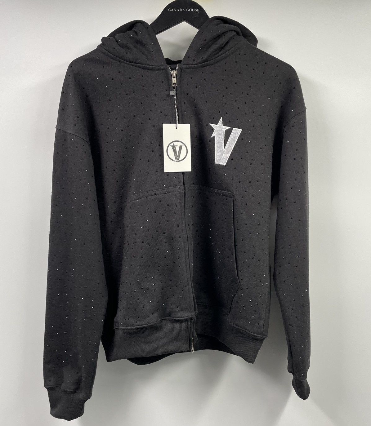 Other Very Distant Studios Black Rhinestone Zip Up Hoodie XS Size US XS / EU 42 / 0 - 8 Thumbnail