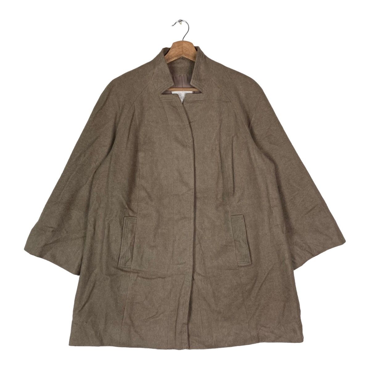 Vintage Vintage iSetan Hidden Flat Button Coat Jacket Size M / US 6-8 / IT 42-44 - 1 Thumbnail