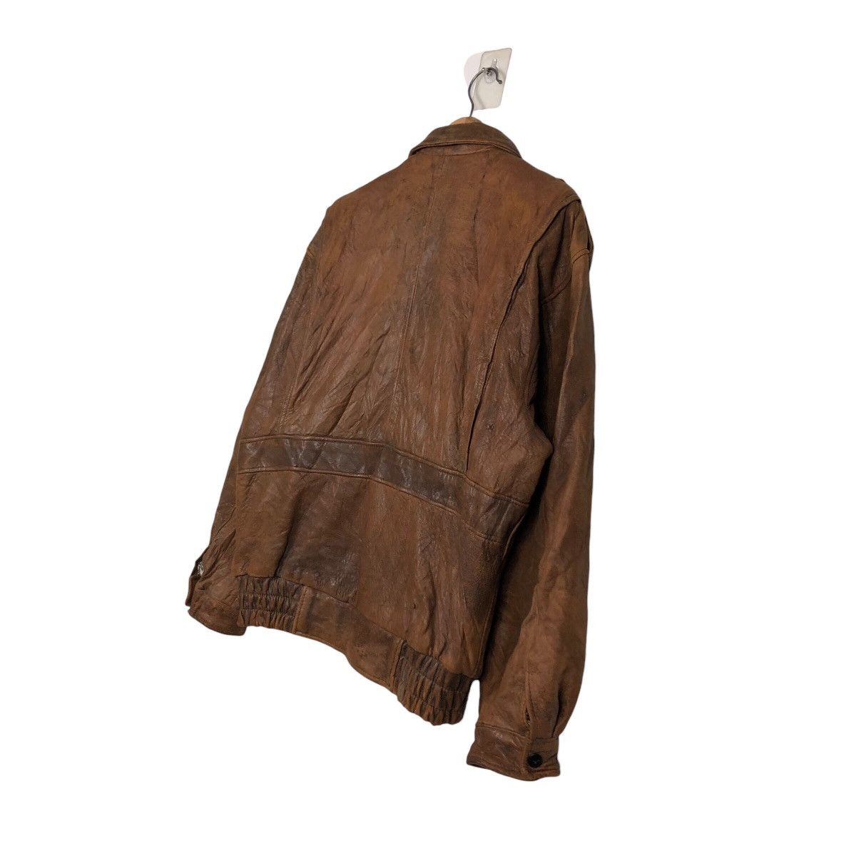 Japanese Brand 📌Vintage Genuine Leather Jacket Loldanthony Issey Miyake Size US M / EU 48-50 / 2 - 11 Thumbnail