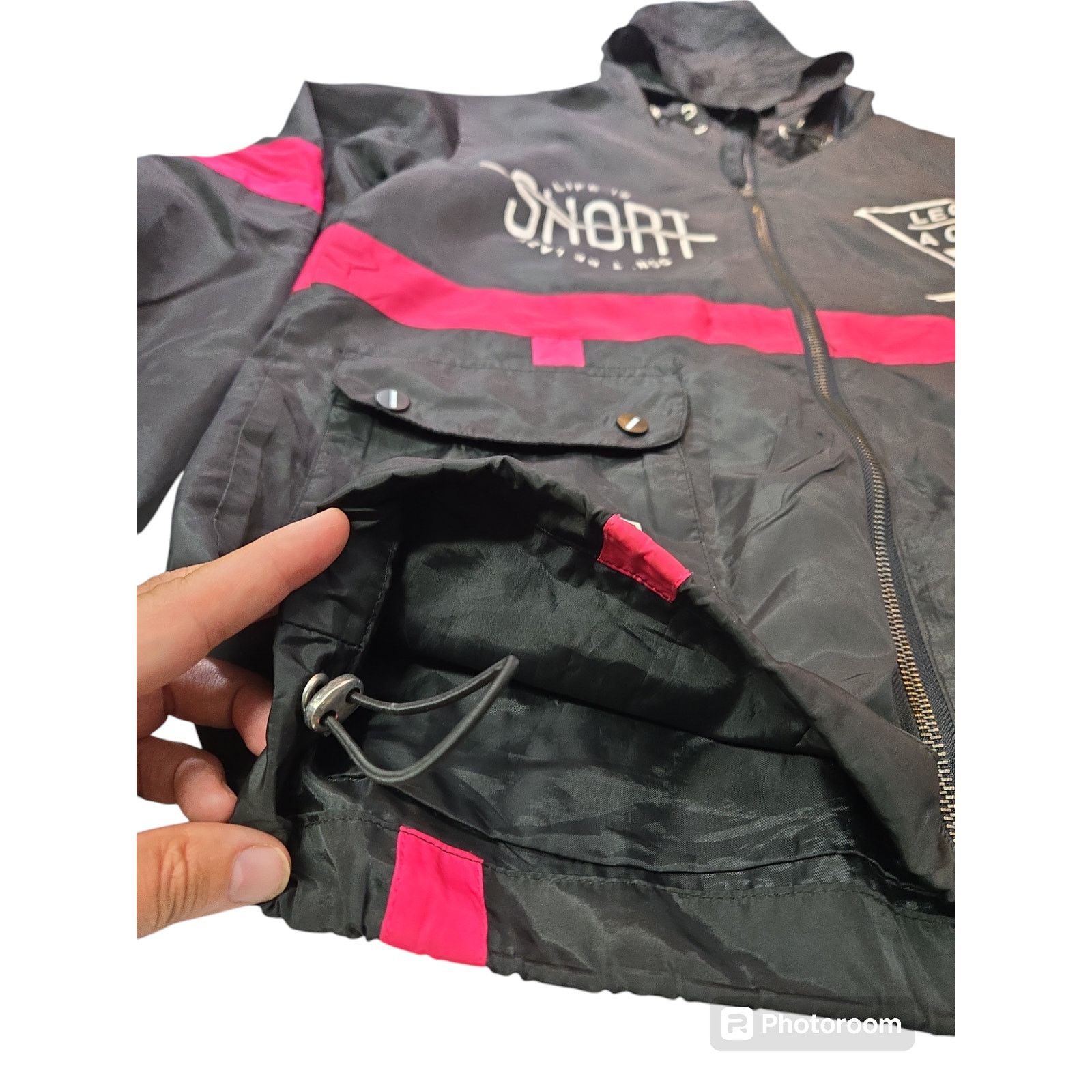Other Graphic, Black & Pink, Hooded Jacket | Size Small Size US S / EU 44-46 / 1 - 4 Thumbnail