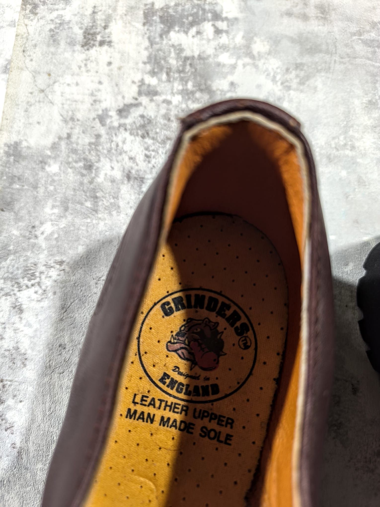 Leather vtg Grinders England Cherry Red Leather Boots British Punk Size US 10 / EU 43 - 8 Thumbnail