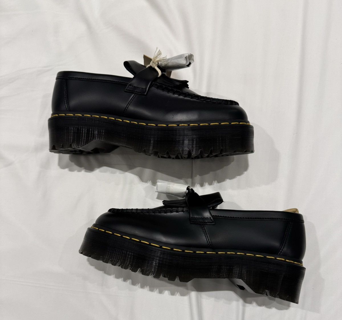 Dr. Martens Adrian quad loafers in black smooth leather Size US 9 / EU 42 - 3 Thumbnail