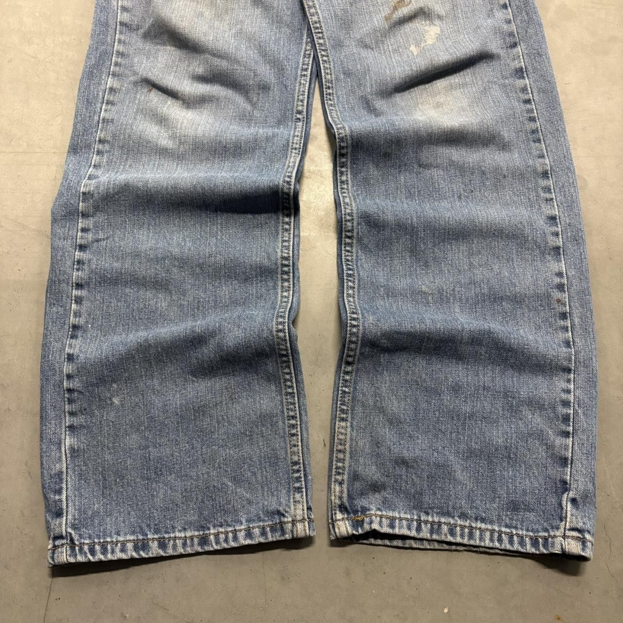 Levi's Crazy Vintage Y2K/2000s Levis Baggy Skater Style Medium Blue Wash Denim Jeans! Size US 34 / EU 50 - 5 Thumbnail