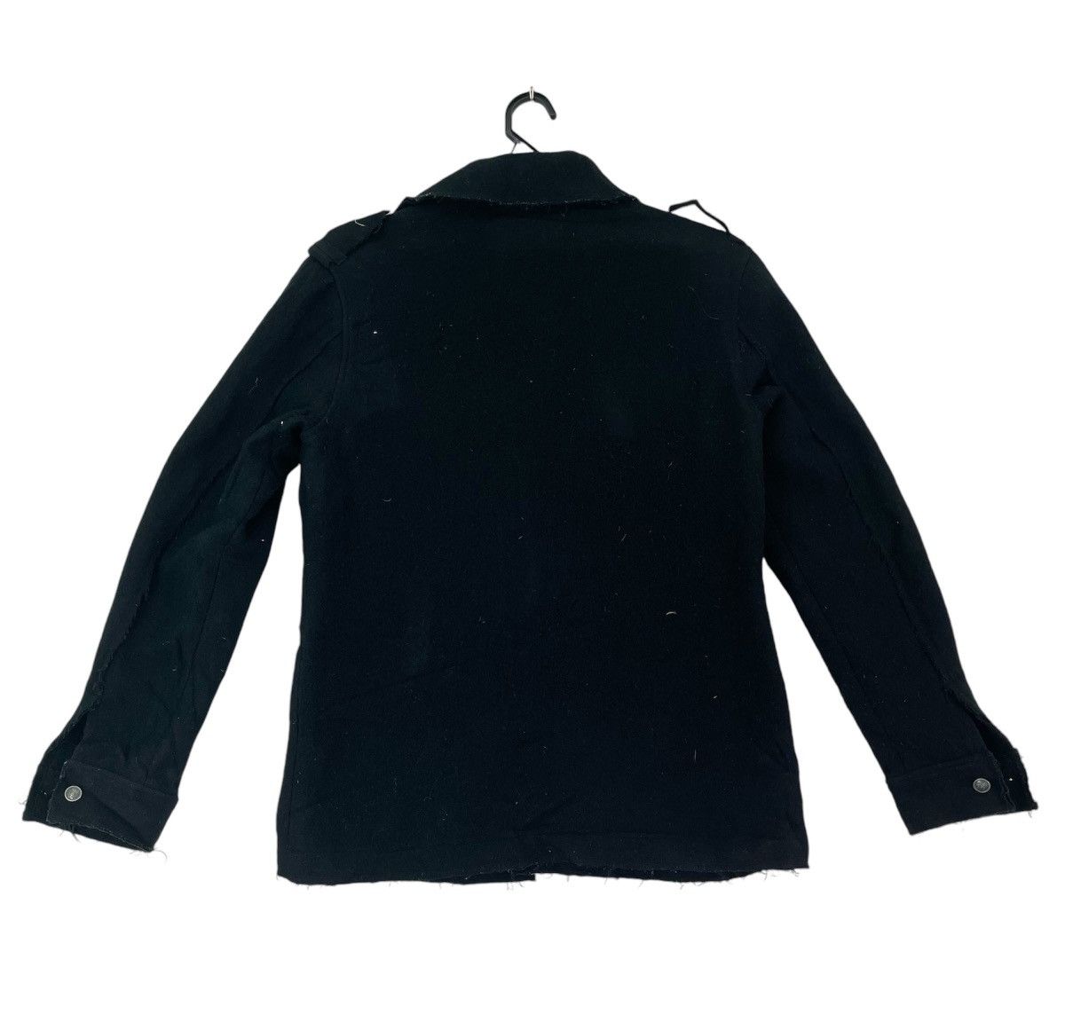 Japanese Brand Rare 5 by 422 japan usn uniform wool jacket raw cut Size US S / EU 44-46 / 1 - 5 Thumbnail