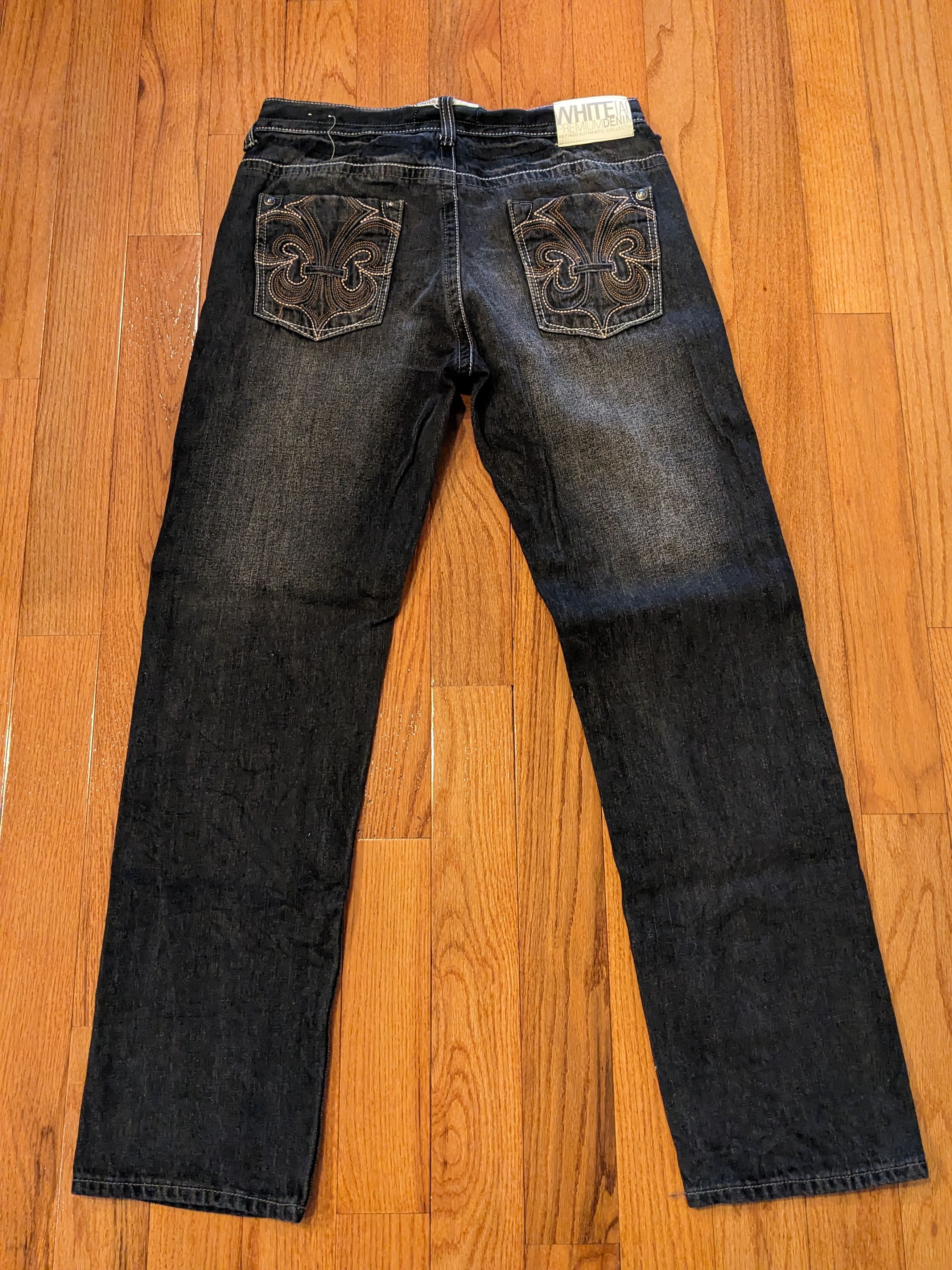 Affliction Vintage Y2K White Tag Premium 34 x 34 Denim Jeans Size US 34 / EU 50 - 1 Thumbnail