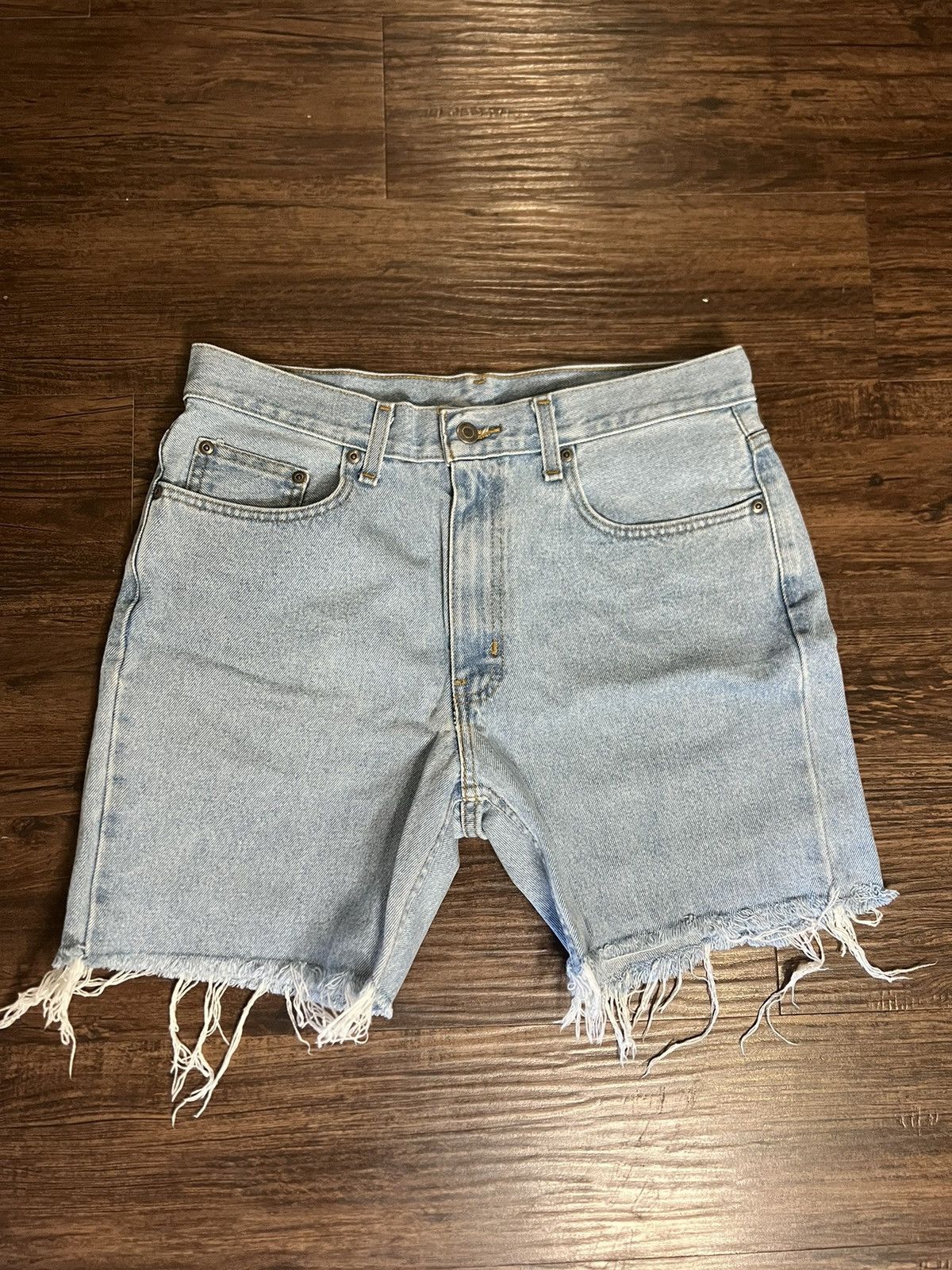 Levi's × Levi's Vintage Clothing × Vintage *UNISEX* Distressed Jorts Size US 32 / EU 48 - 1 Thumbnail