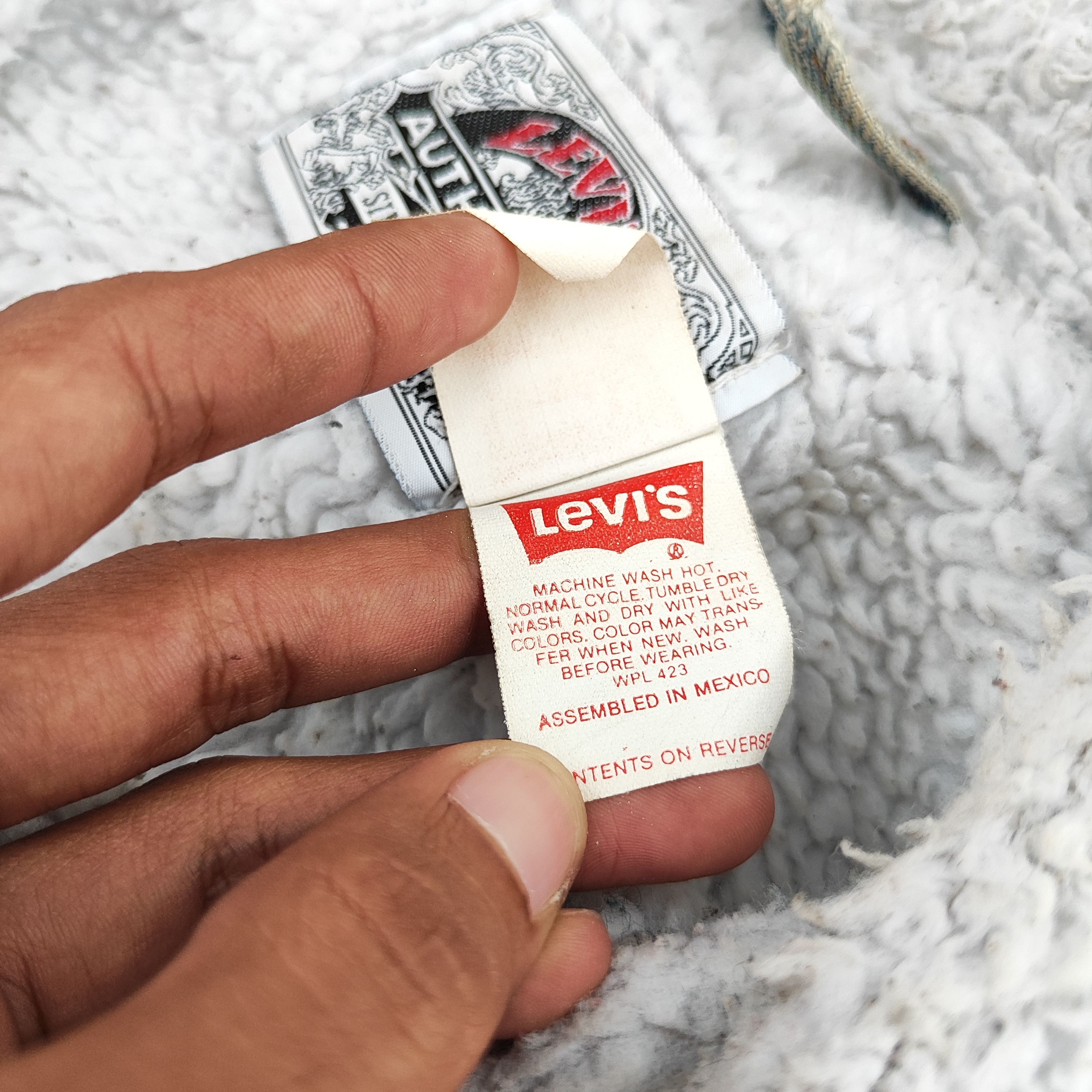 Levi's Vintage 90's Levis Sherpa Denim Jacket Size US L / EU 52-54 / 3 - 10 Thumbnail
