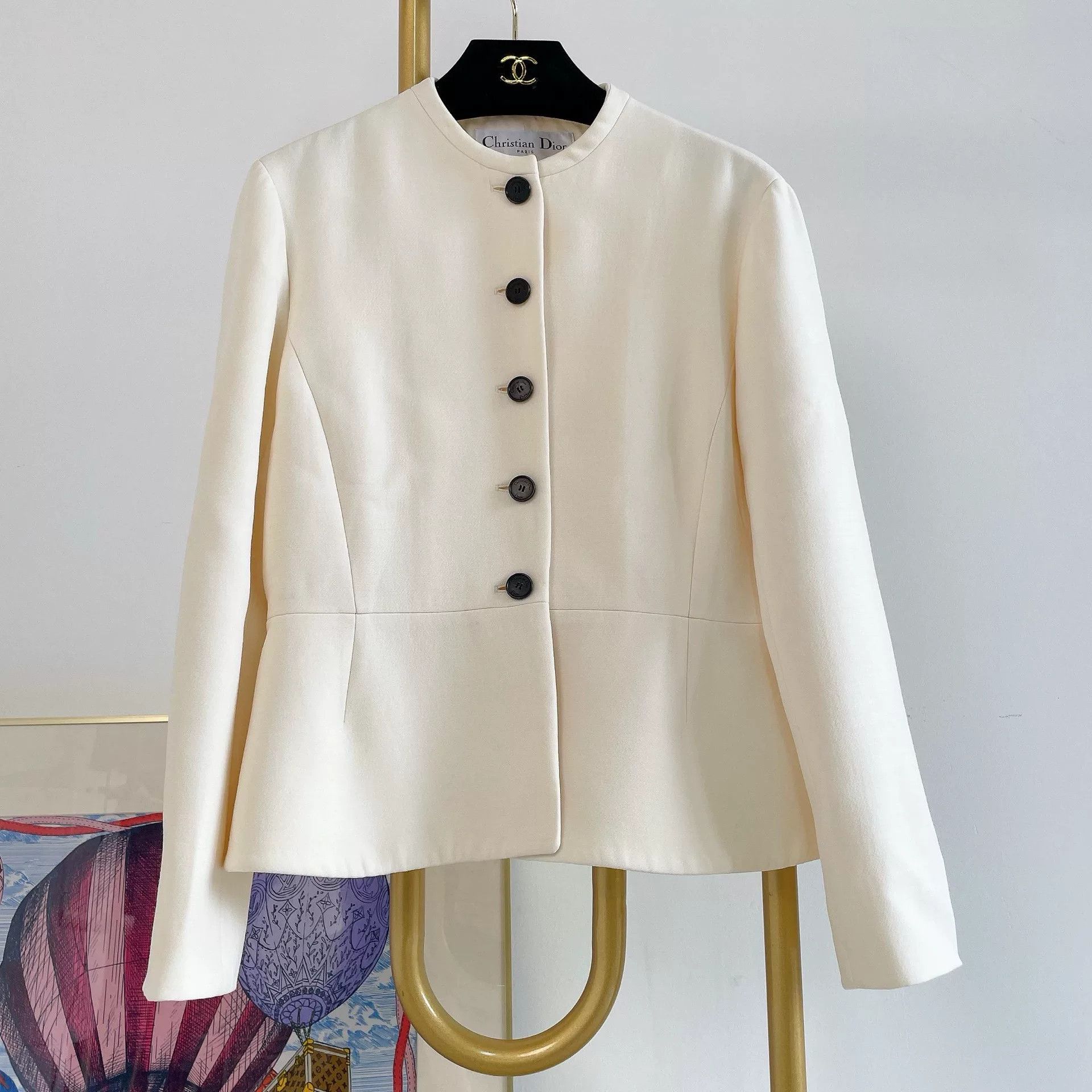 Dior Dior White Long Sleeve Top Size US M / EU 48-50 / 2 - 1 Thumbnail
