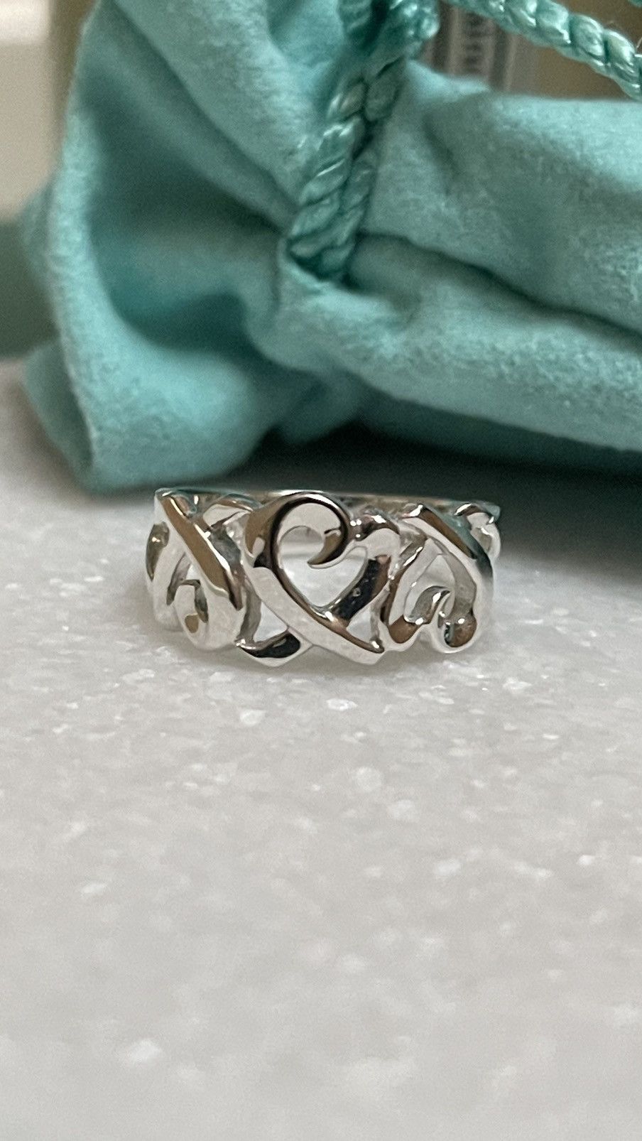 Tiffany & Co. TIFFANY & Co. Picasso Triple Heart Silver Ring Size 5.25NEW Size ONE SIZE - 9 Thumbnail
