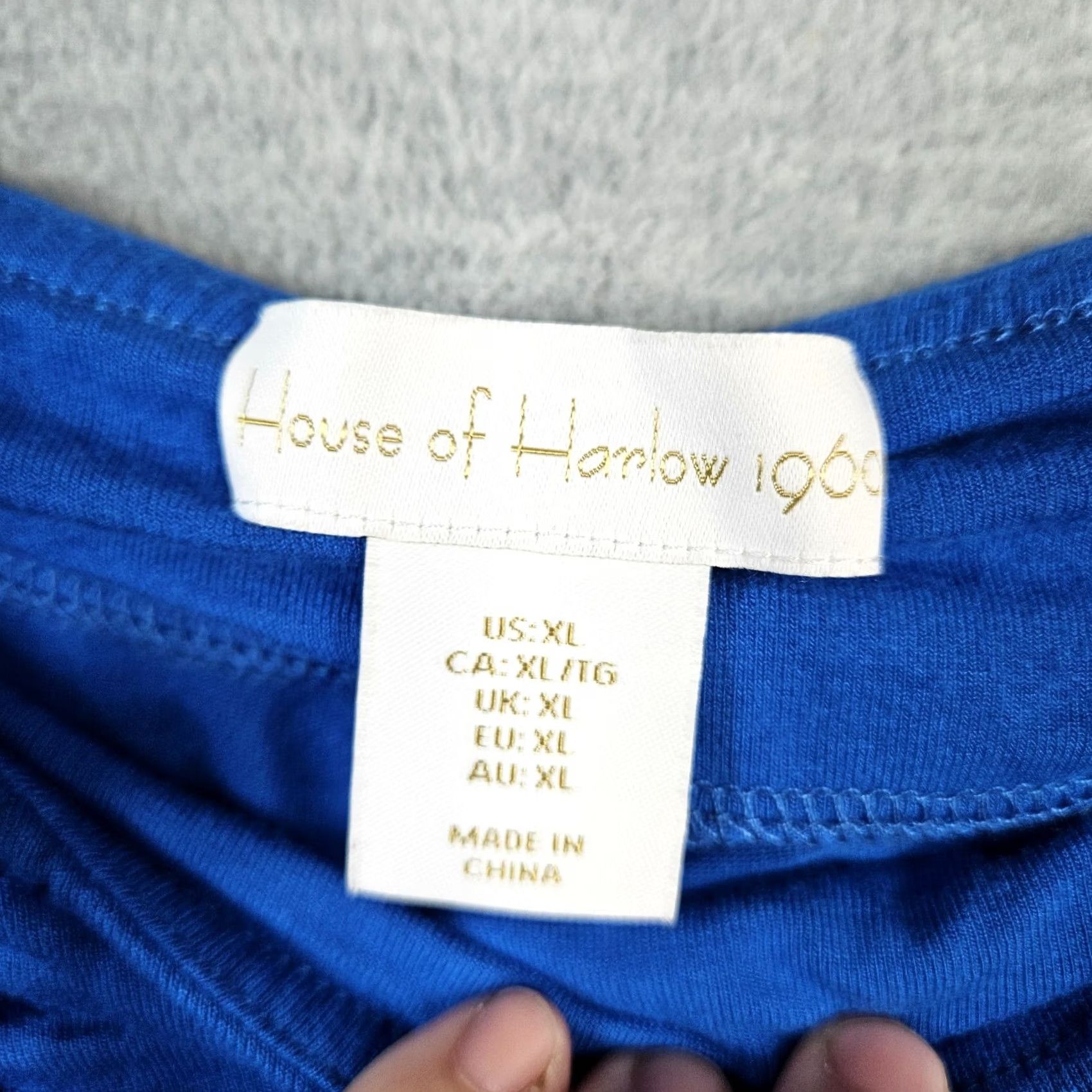 House of Harlow House of Harlow 1960 Women's Blue Ruched Festival Boho Skirt Size XL Size 40" / US 18 - 4 Thumbnail