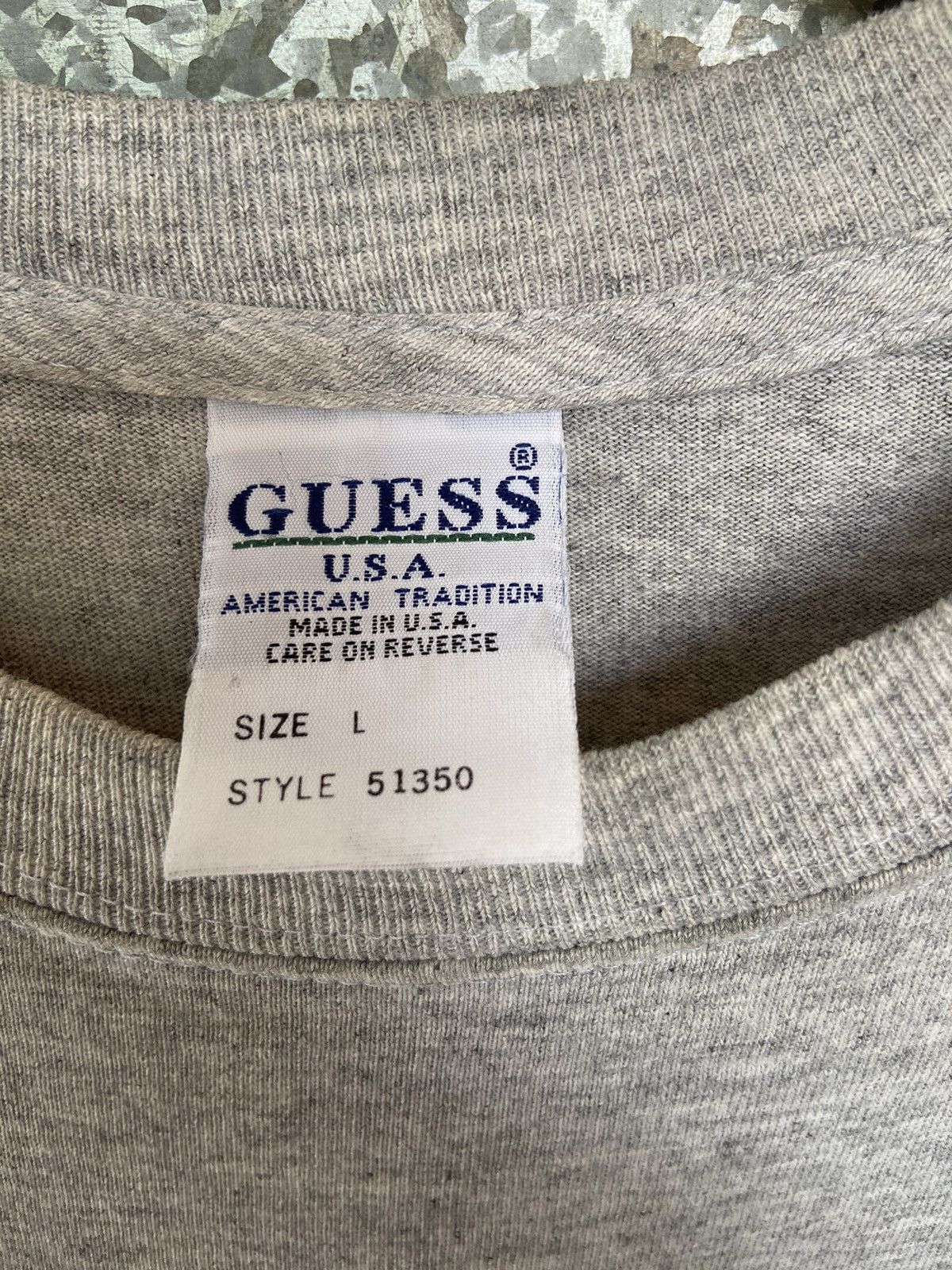 Georges Marciano 🔥 Vintage 90s Vintage Guess t shirt american vintage Size US L / EU 52-54 / 3 - 5 Thumbnail