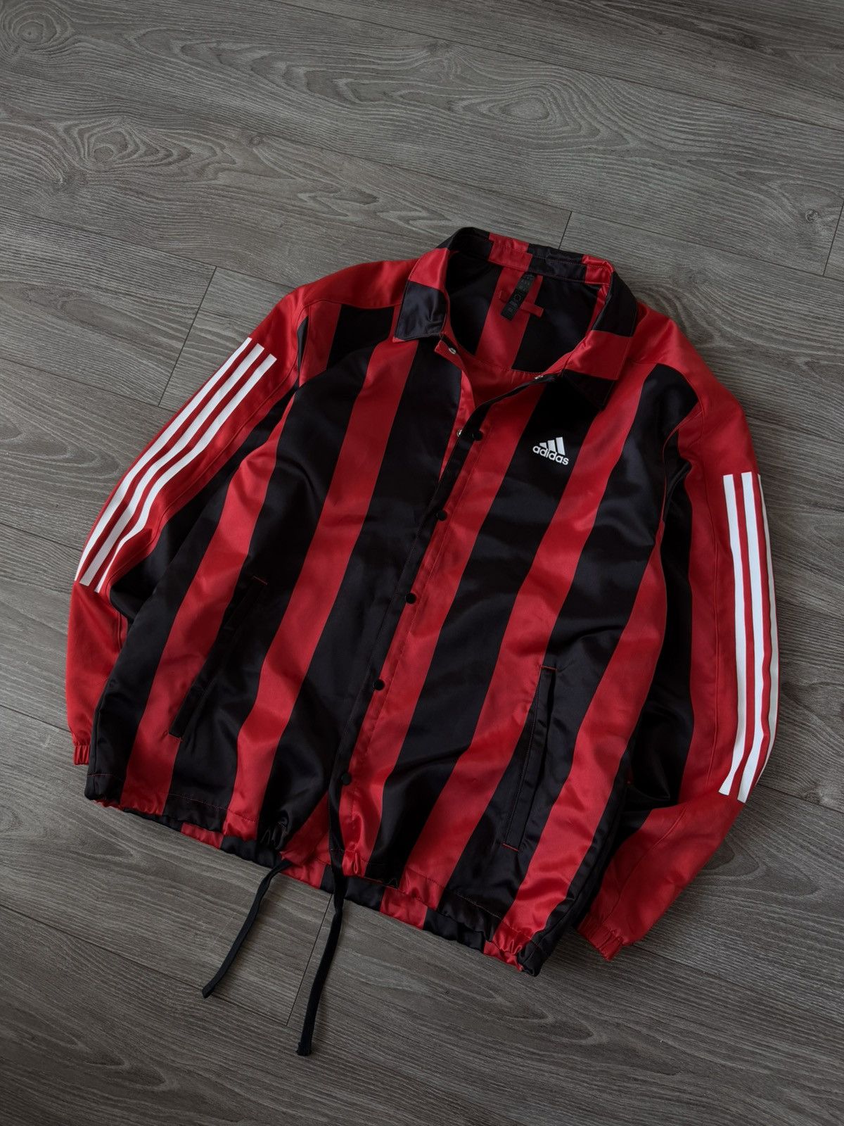Adidas Adidas England Black Red Sportswear Coach Jacket Size US M / EU 48-50 / 2 - 4 Thumbnail