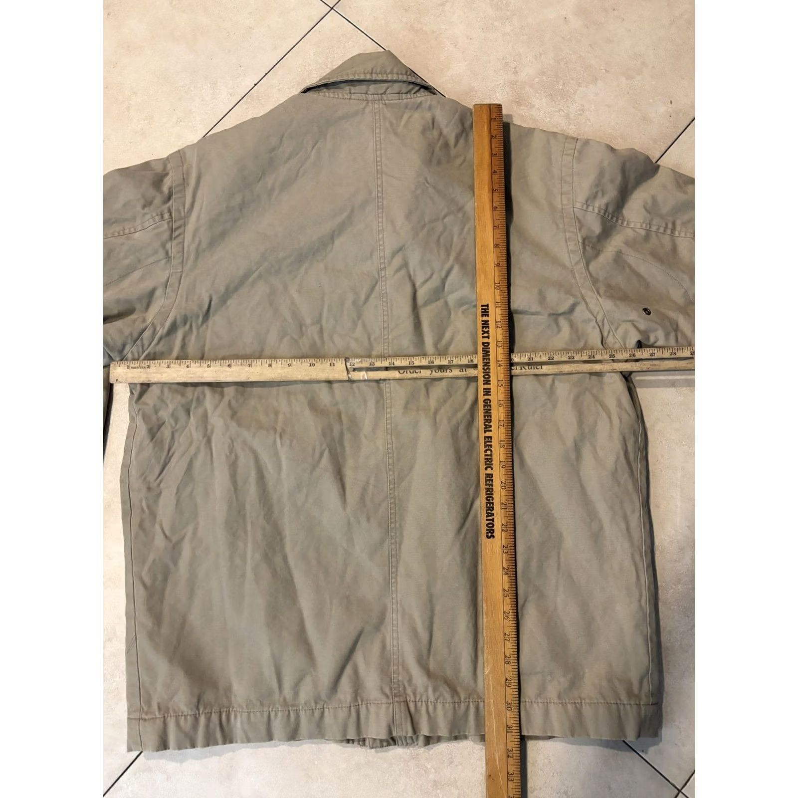 Aeropostale VINTAGE Aeropostale Jacket Mens XL Beige Canvas Military Field Hong Kong 90s Size US XL / EU 56 / 4 - 7 Thumbnail