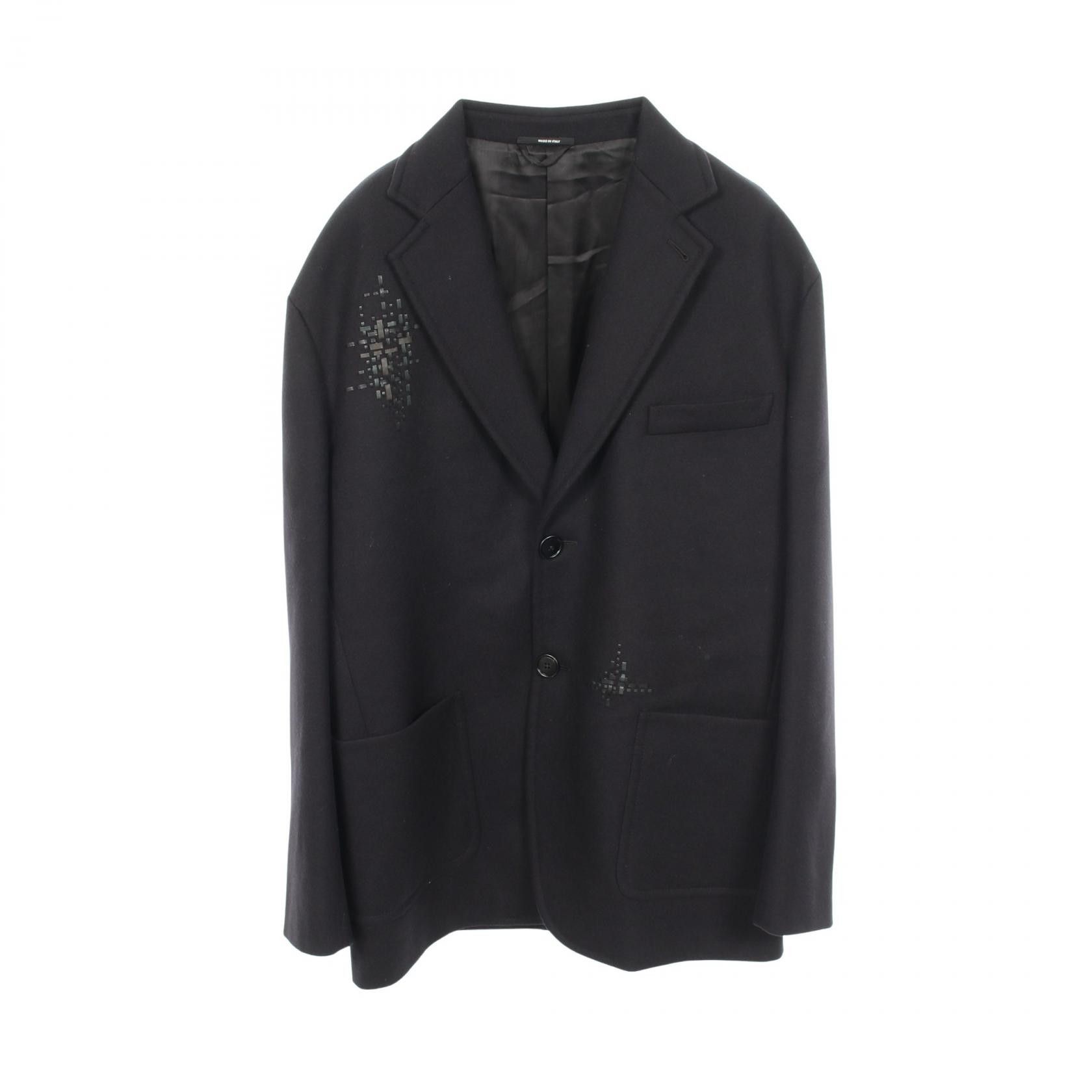 Hermes Hermes Hermes Wool Cashmere Tailored Jacket Textile Outerwear DUTY FREE for USA Size ONE SIZE - 1 Thumbnail