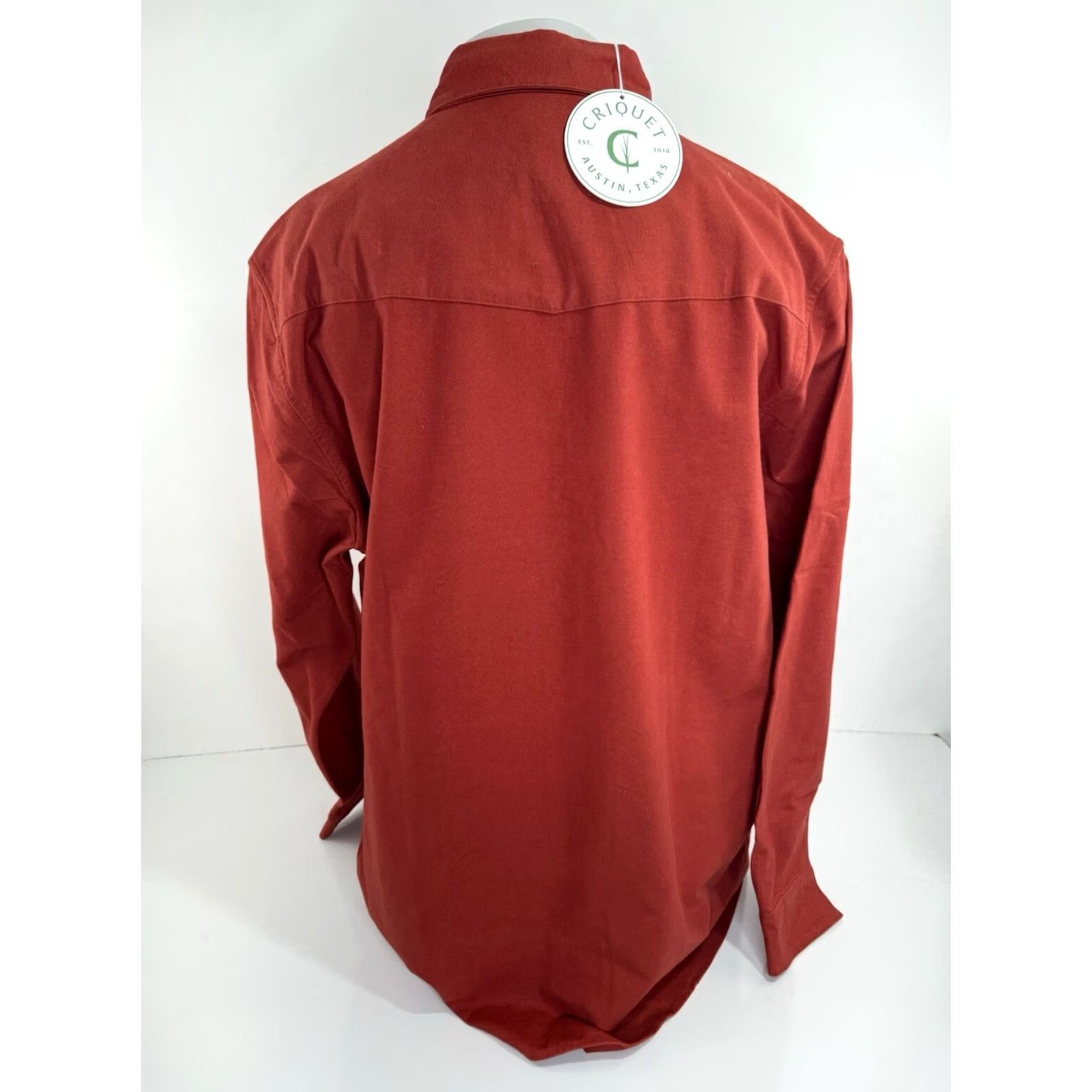 Vintage CRIQUET Shirt Mens 2XL Red Flannel Heavy Duty Chamois Work Button-Up Long Sleeve New w TAG Size US XXL / EU 58 / 5 - 3 Thumbnail