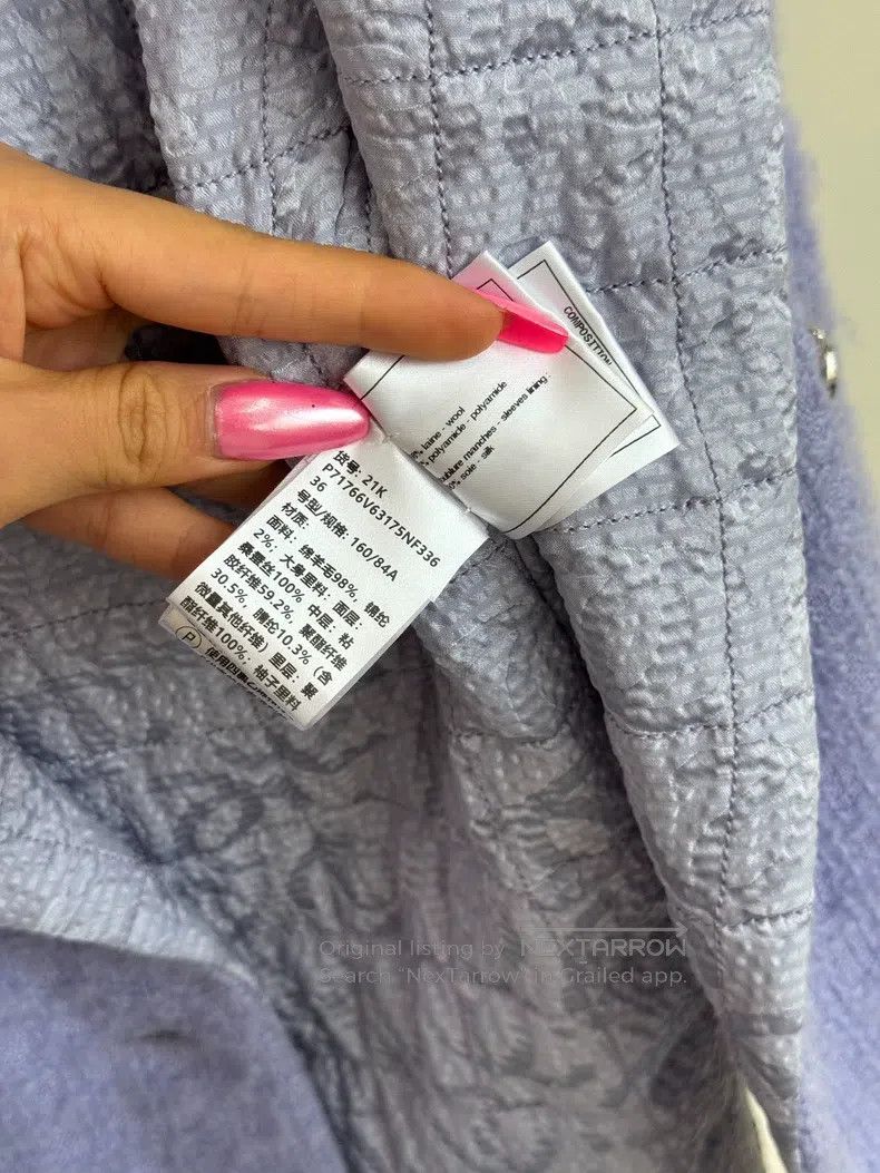 Chanel Chanel 21k lilac short tweed coat Size XS / US 0-2 / IT 36-38 - 9 Thumbnail