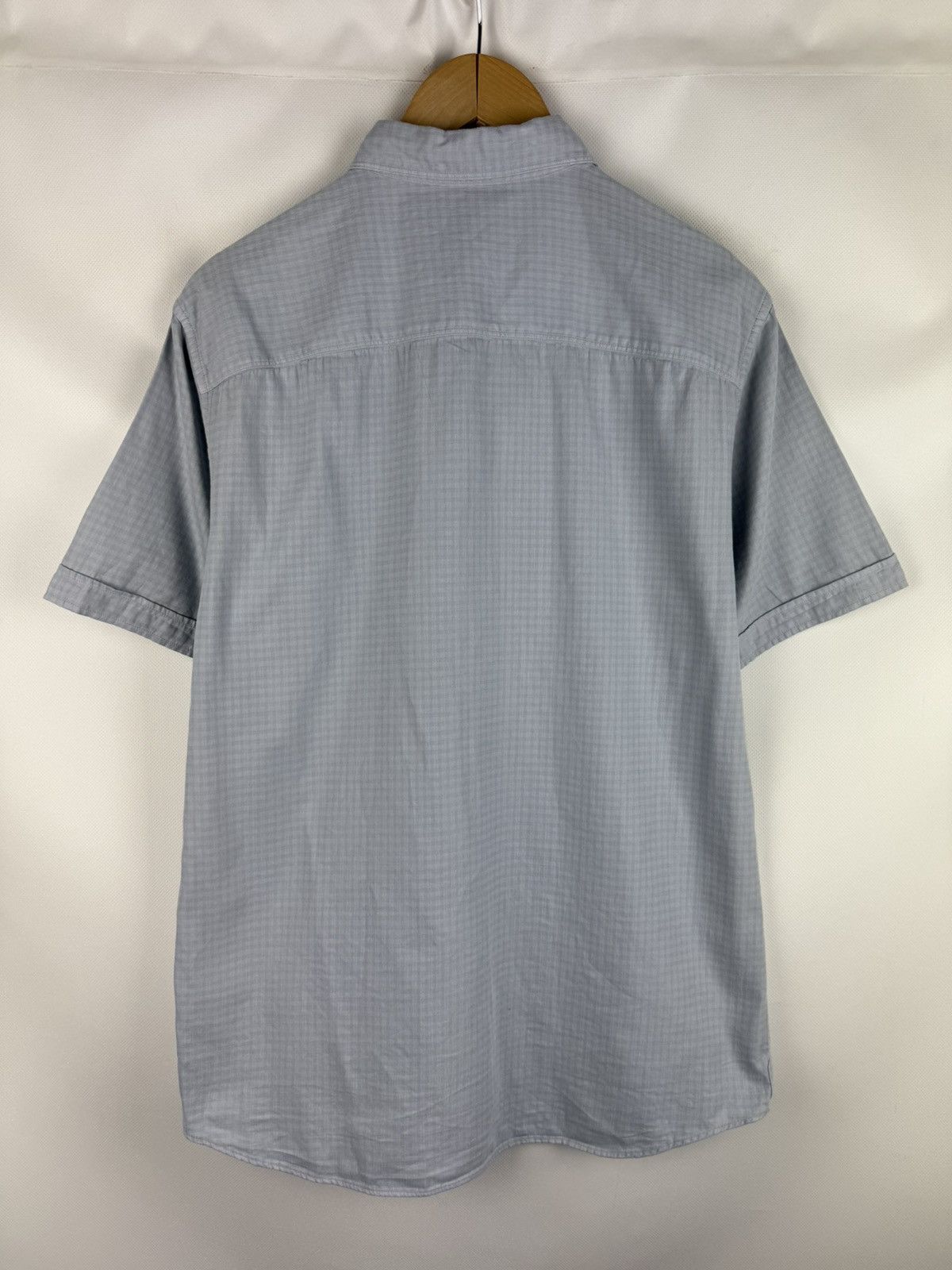 Allsaints Allsaints Sanborn SS Short Sleeve Checked Button Up Shirt Size US L / EU 52-54 / 3 - 19 Thumbnail
