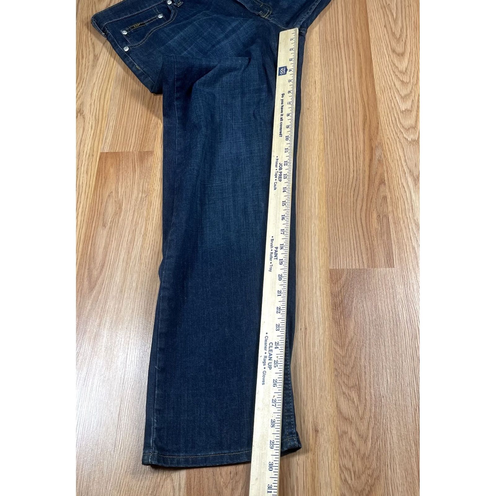 Lee Lee Premium Jeans Mens 34Wx30L Regular Fit Straight Leg Stretch Blue Denim Pants Jeans Size US 34 / EU 50 - 6 Thumbnail