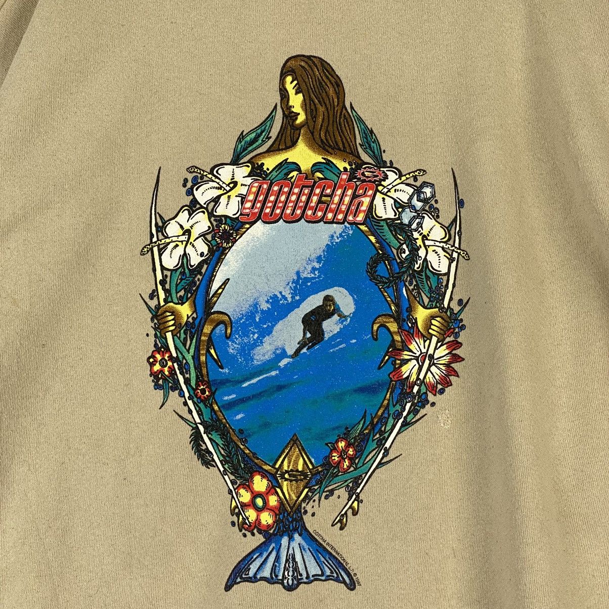 Gotcha Vintage Gotcha × Japanese Brand Gotcha Sweatshirt Big Print Size US XL / EU 56 / 4 - 9 Thumbnail
