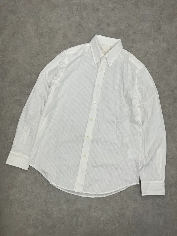 Givenchy Givenchy White Shirt With 4G Embroidered Size US L / EU 52-54 / 3 - 5 Thumbnail