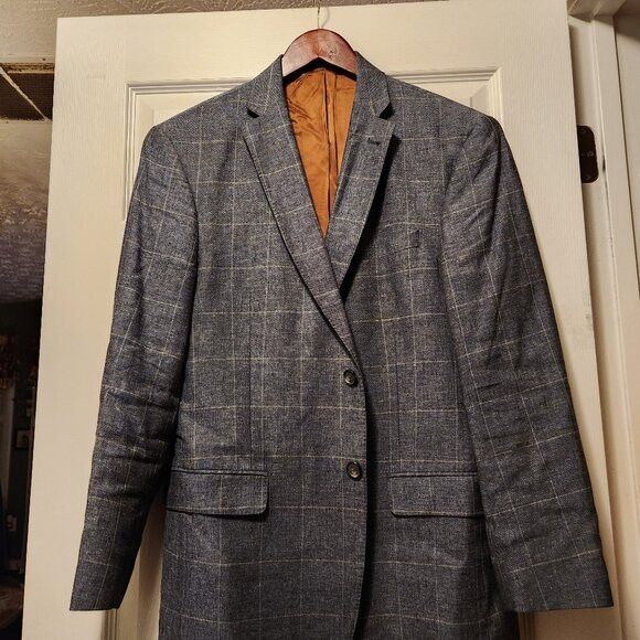 Jos. A. Bank Jos.a.bank men's 51%silk 49%linen sport coat blazer 42R Size 42R - 1 Thumbnail