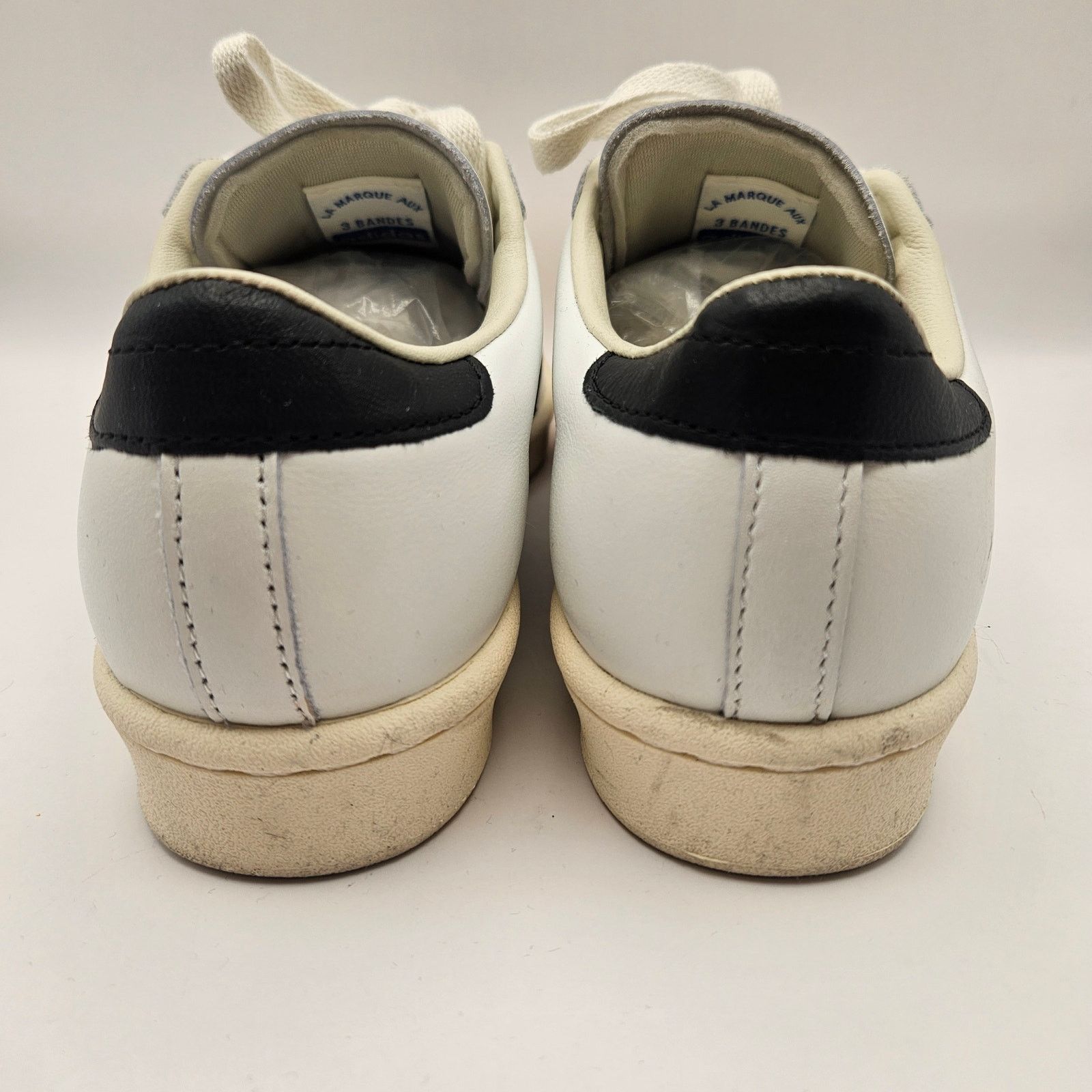 Adidas ADIDAS ORIGINAL MEN'S 6.5 VINTAGE SUPERSTAR WHITE BLACK Size US 6.5 / EU 39-40 - 3 Thumbnail