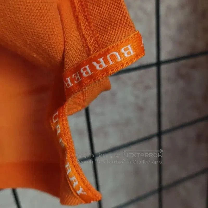 Burberry Burberry Orange Striped Short Sleeve T-Shirt. Size M / US 6-8 / IT 42-44 - 7 Thumbnail