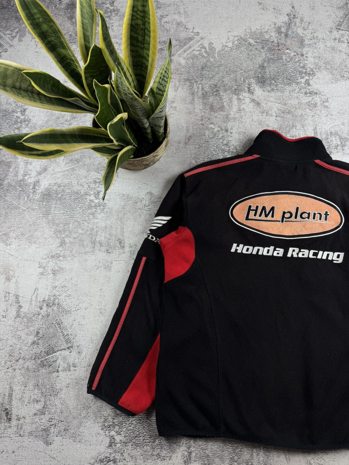 Honda Honda Formula 1 HM Plant Large Men’s Black Racing Jacket Fleece Pullover Hoodie Size US L / EU 52-54 / 3 - 3 Thumbnail