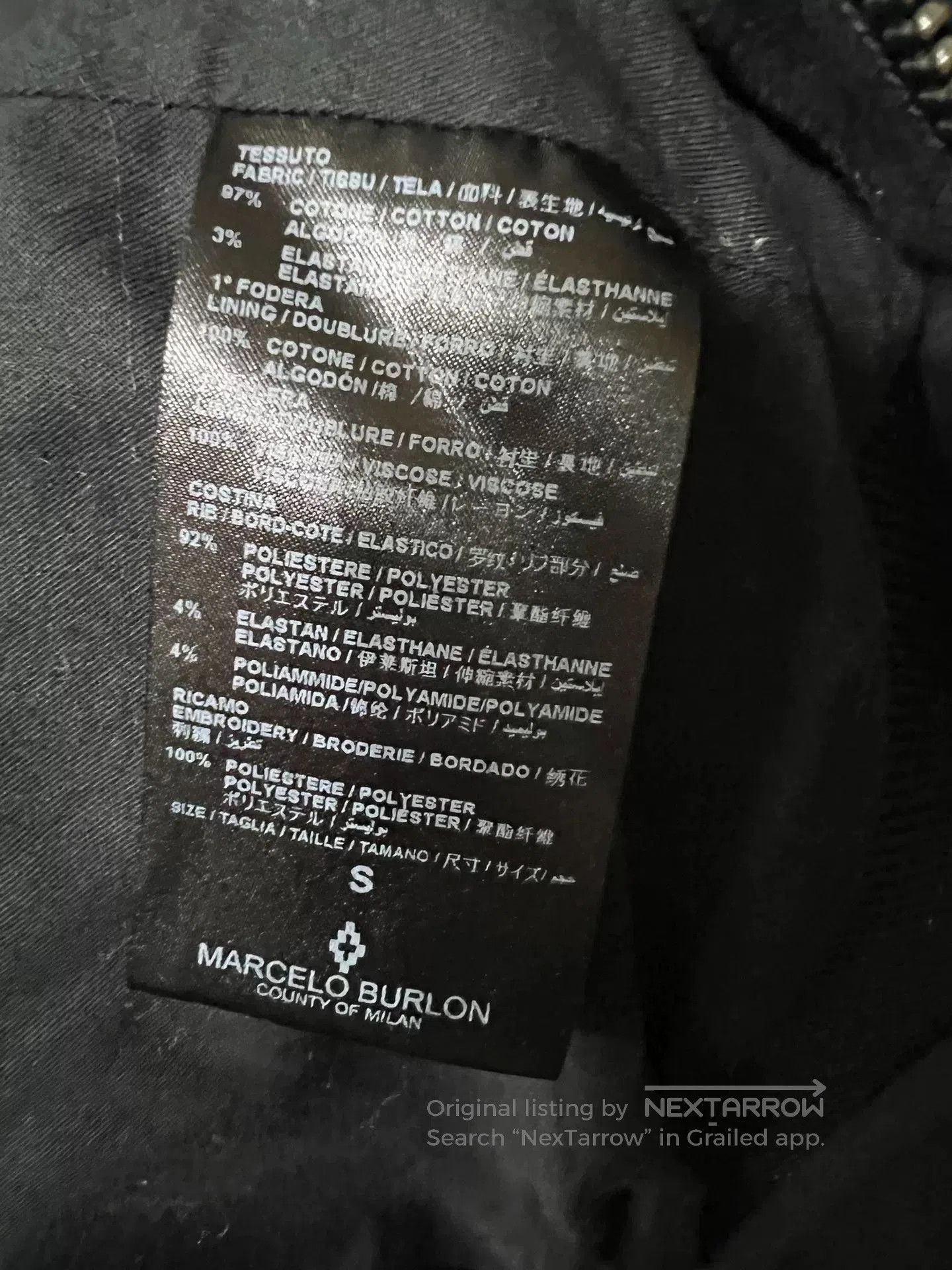 Saint Laurent Paris Marcelo Burlon Saint Laurent Men's MA1 Bomber Jacket. Size US S / EU 44-46 / 1 - 7 Thumbnail