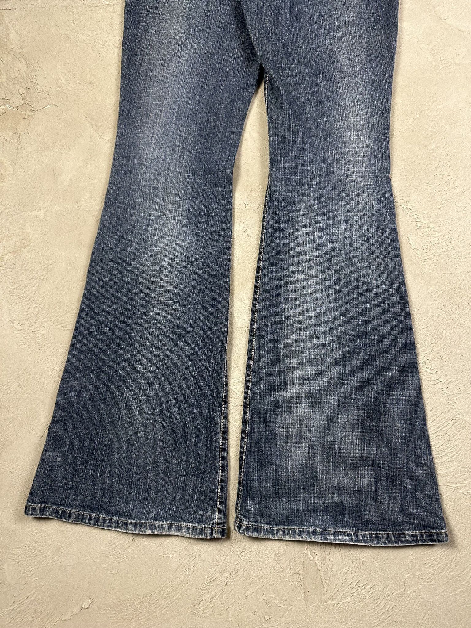 Japanese Brand Vintage Y2k Flaired Japanese Oversized Denim Pants Size US 32 / EU 48 - 8 Thumbnail