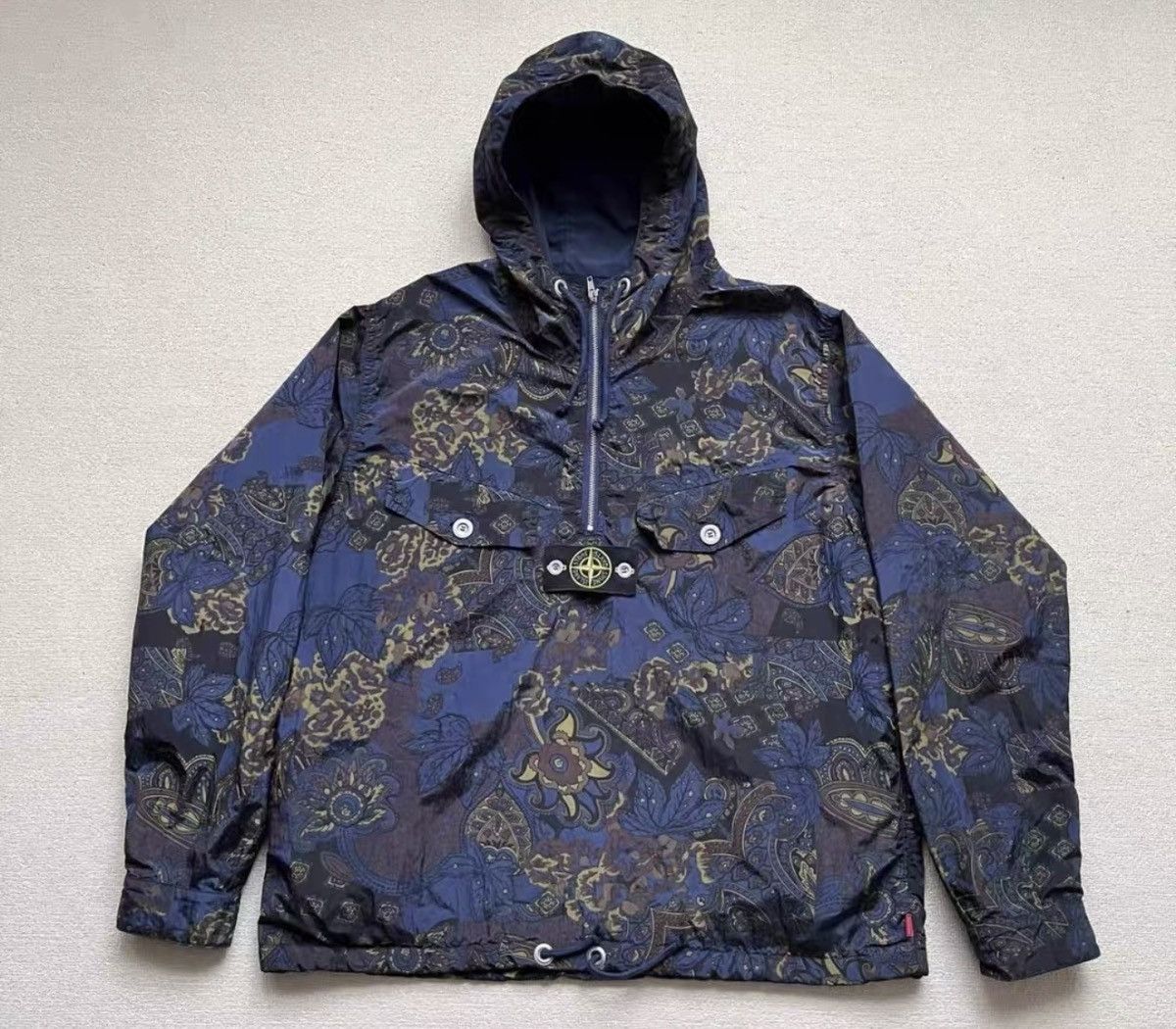 Stone Island × Supreme Supreme stone island anroak bandana jacket navy Size US L / EU 52-54 / 3 - 1 Thumbnail